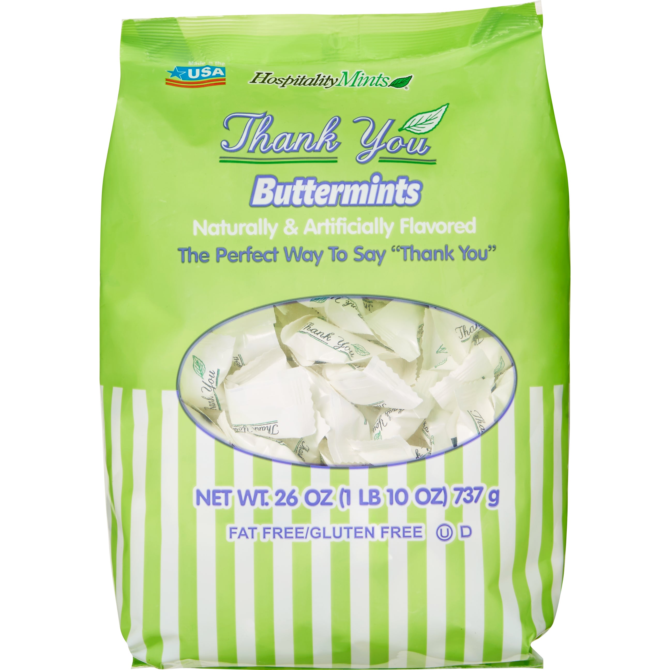 HOSPITALITY MINTS THANK YOU BUTTERMINTS 26 OZ - Image 1