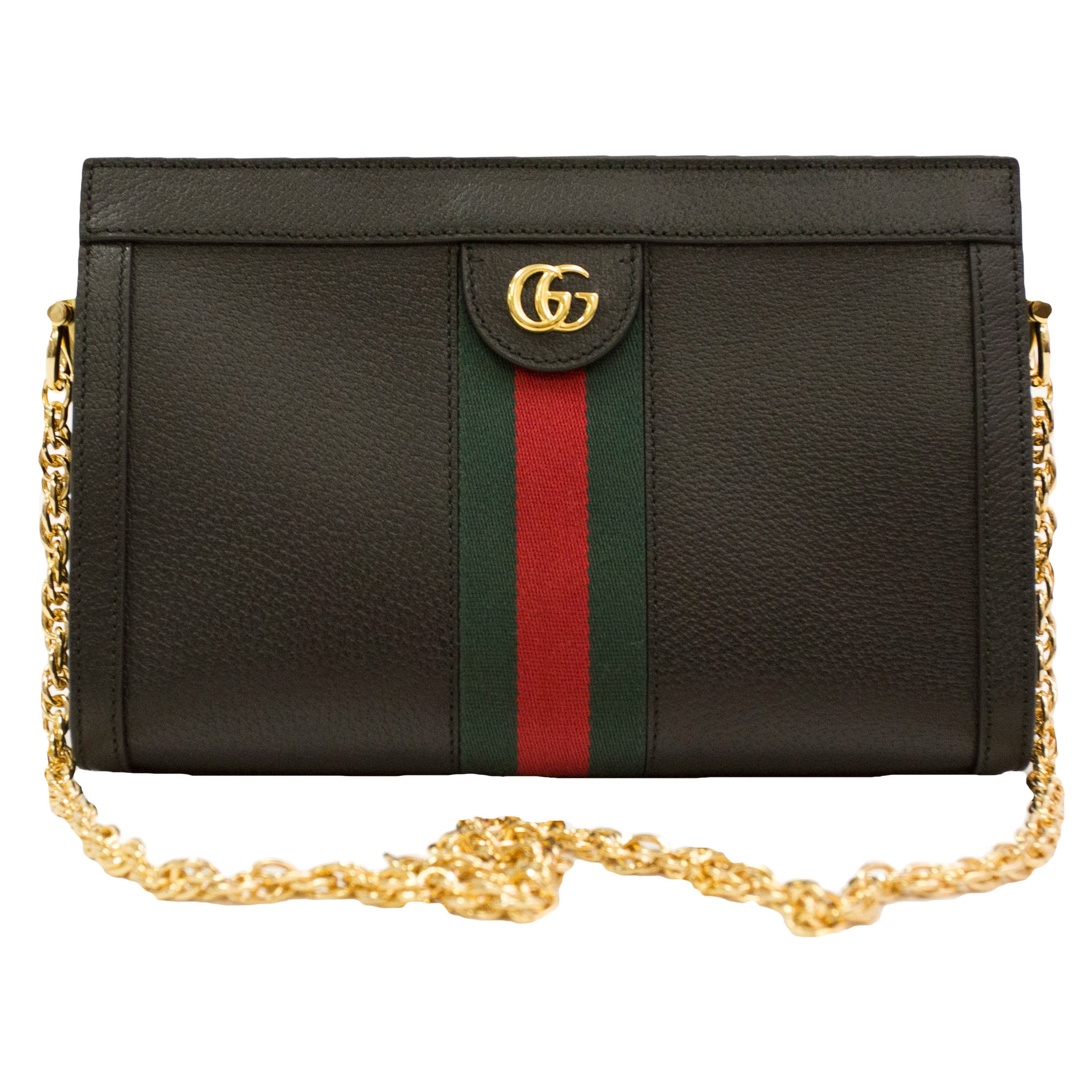 GUCCI OPHIDIA SHOULDER BAG BLACK