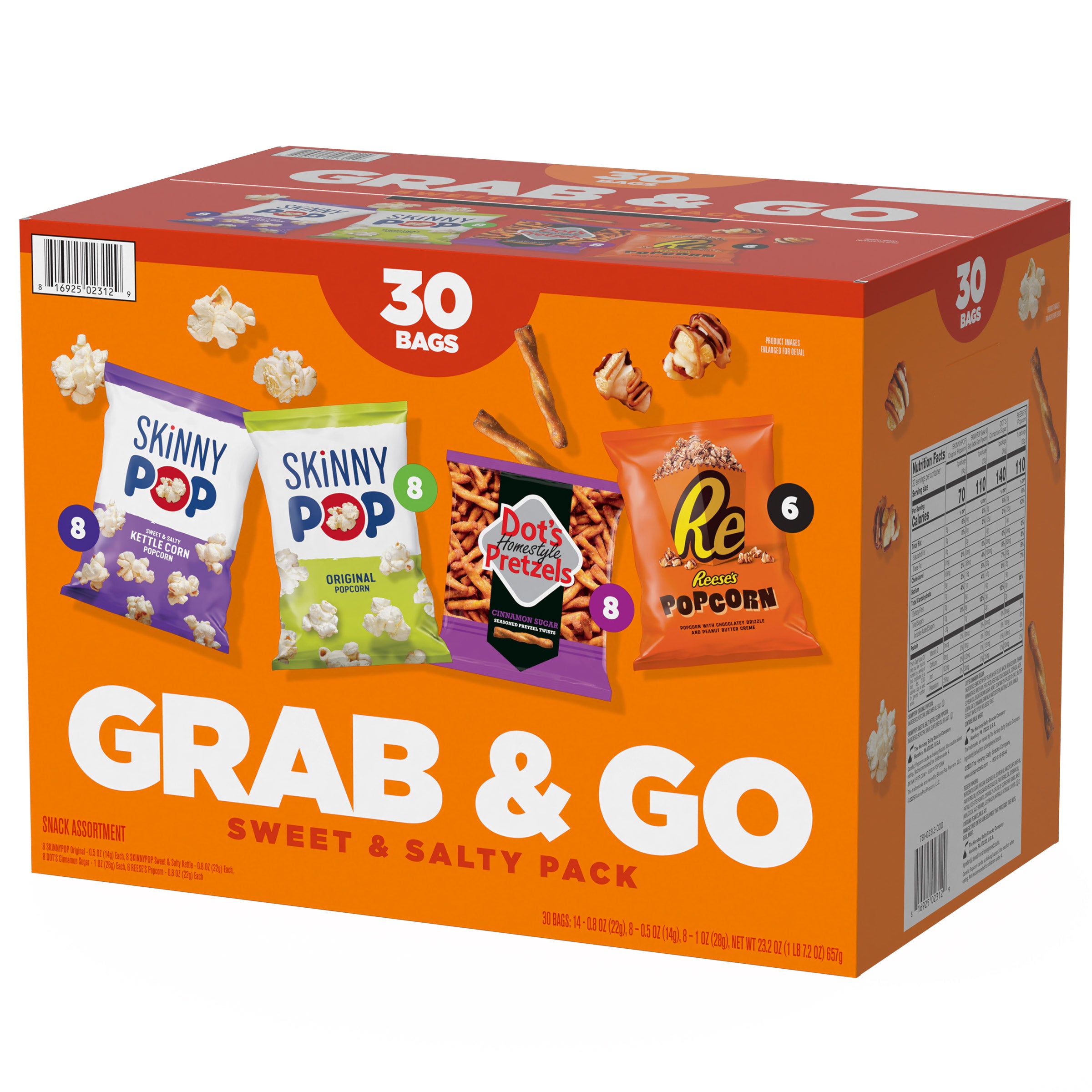 GRAB & GO SWEET & SALTY PACK 30 CT (1.45LBS)