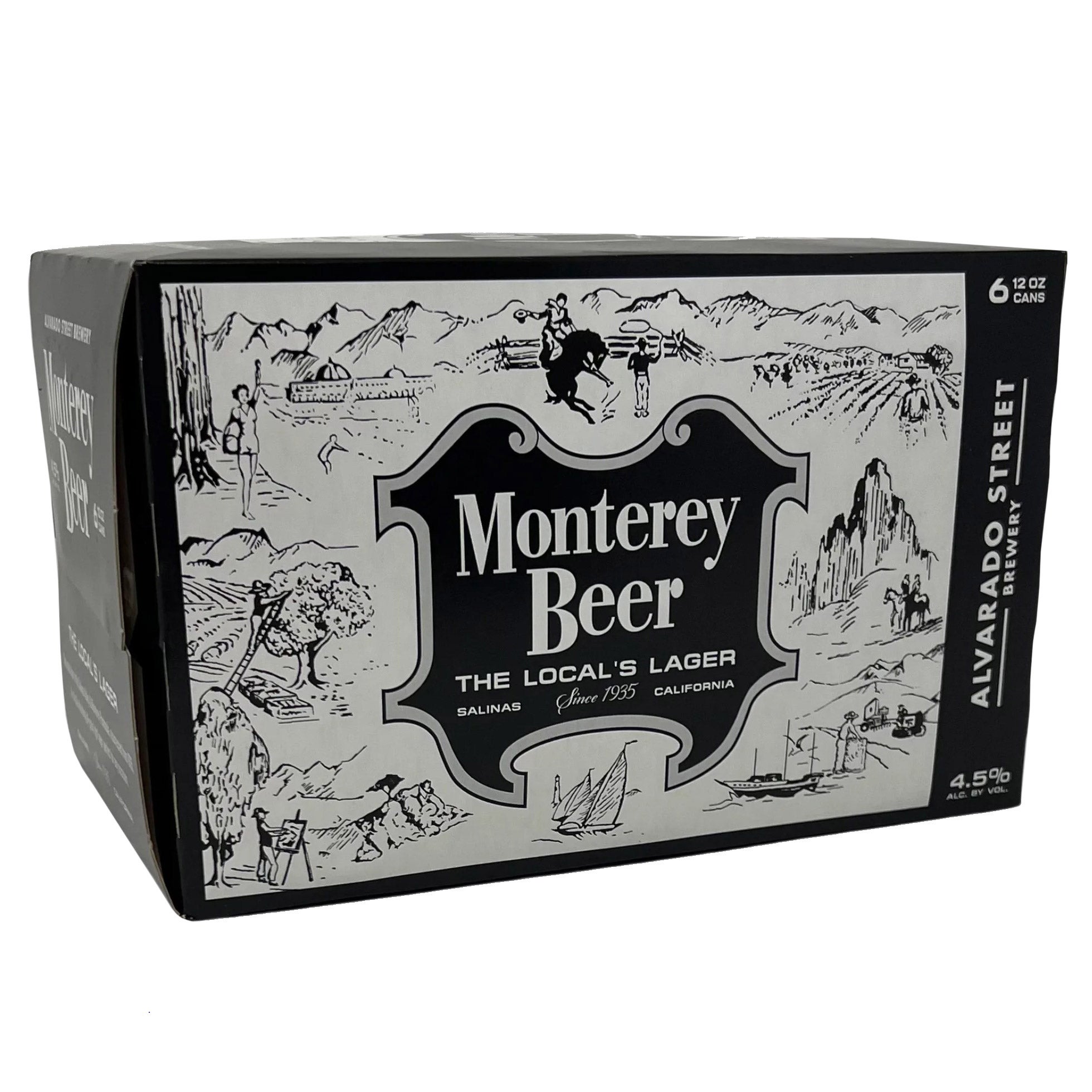ALVARADO STREET MONTEREY BEER LAGER MONTEREY,CA 12/12OZ