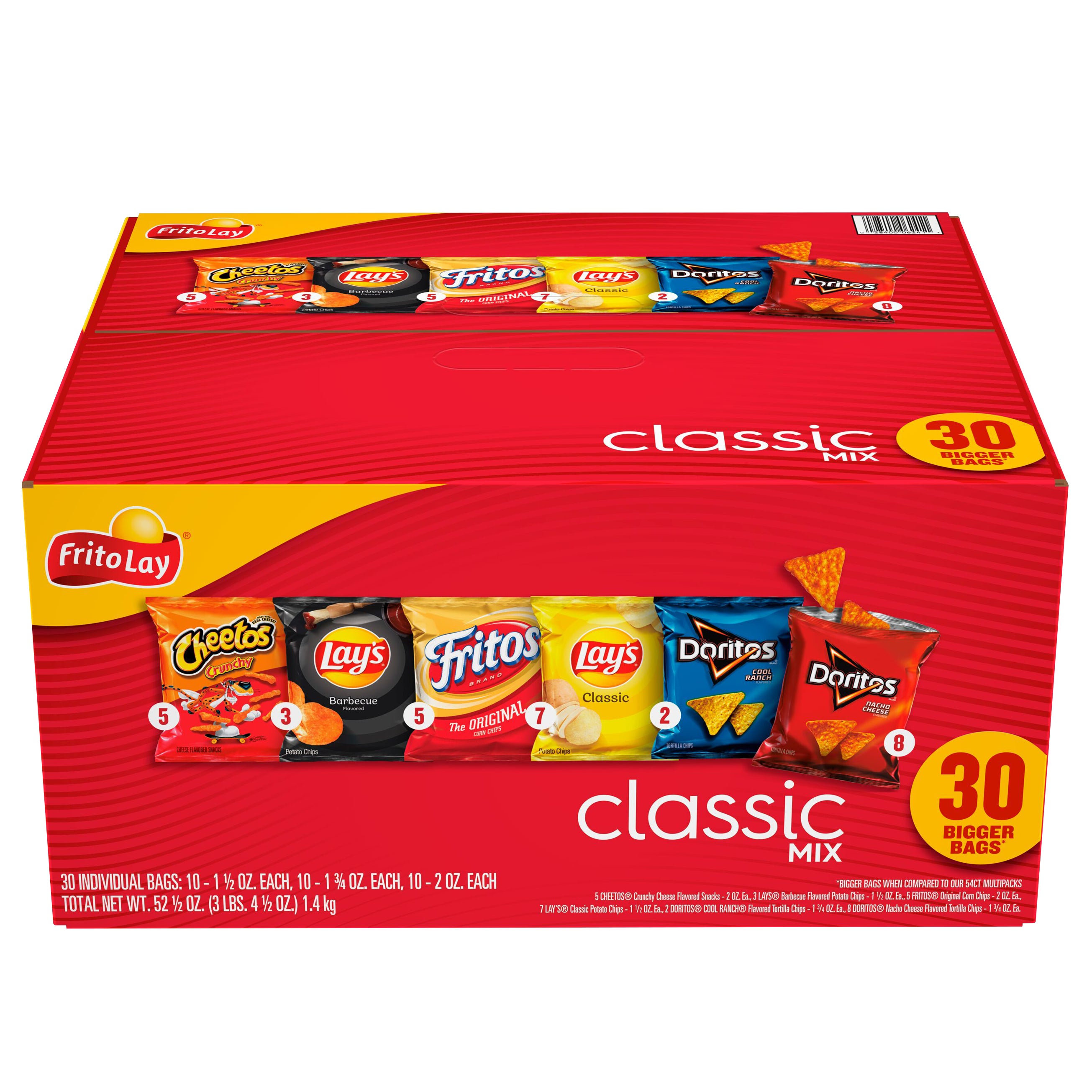 FRITO LAY VARIETY PACK 30 CT