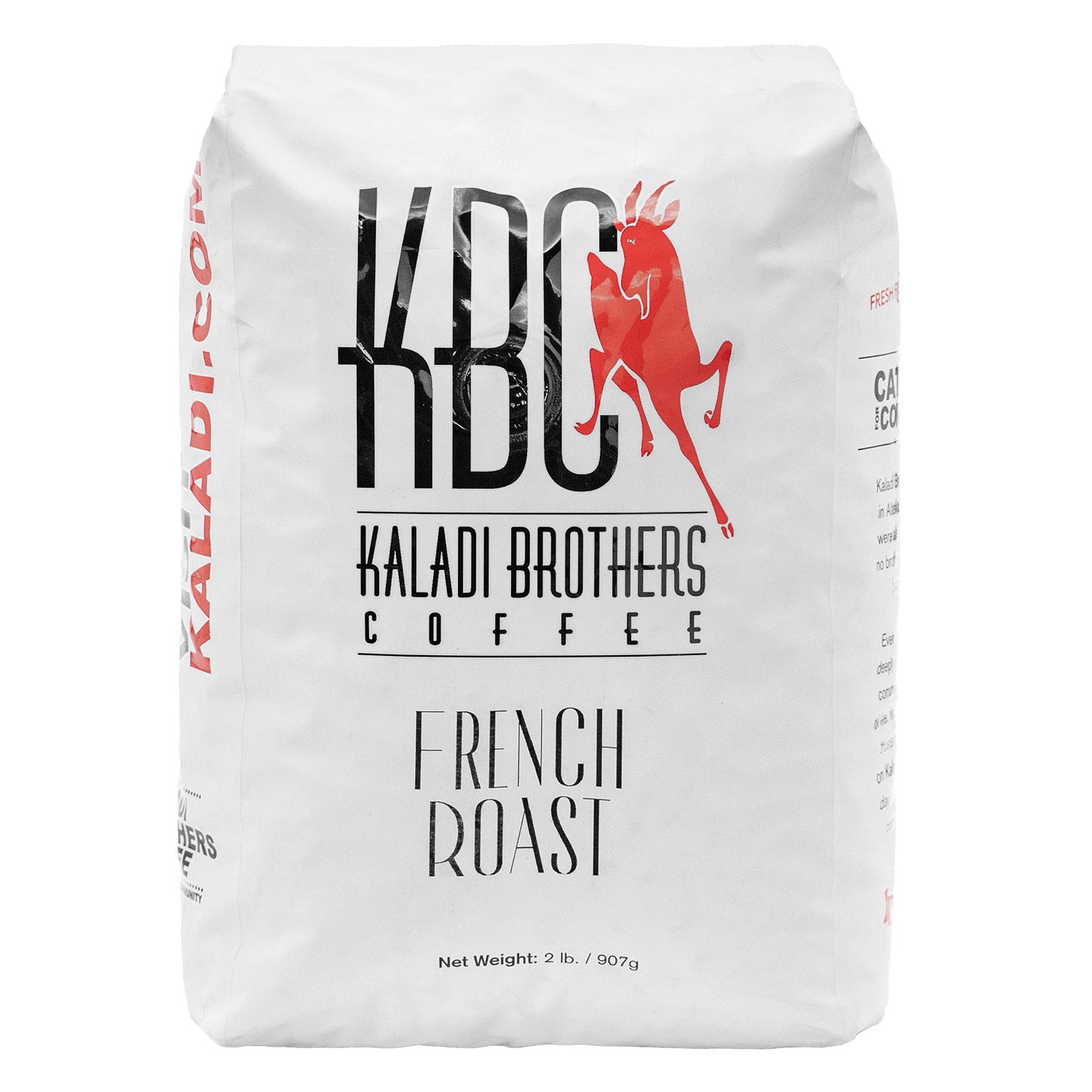 KALADI BROTHERS FRENCH ROAST COFFEE 2 LBS WHOLE BEAN - Image 1