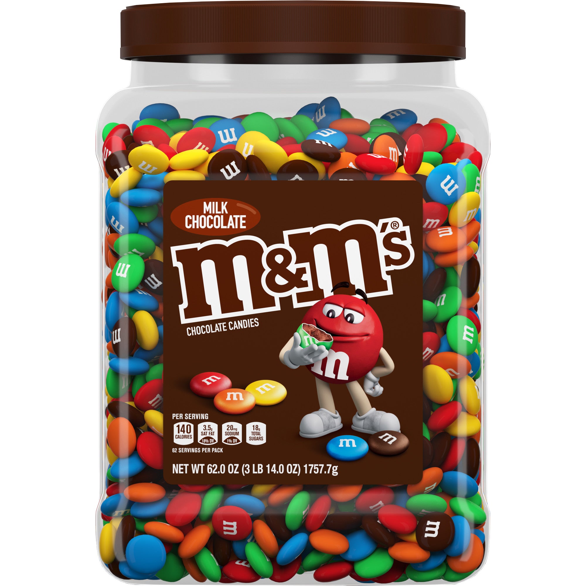 M&M'S MILK CHOCOLATE 62 OZ