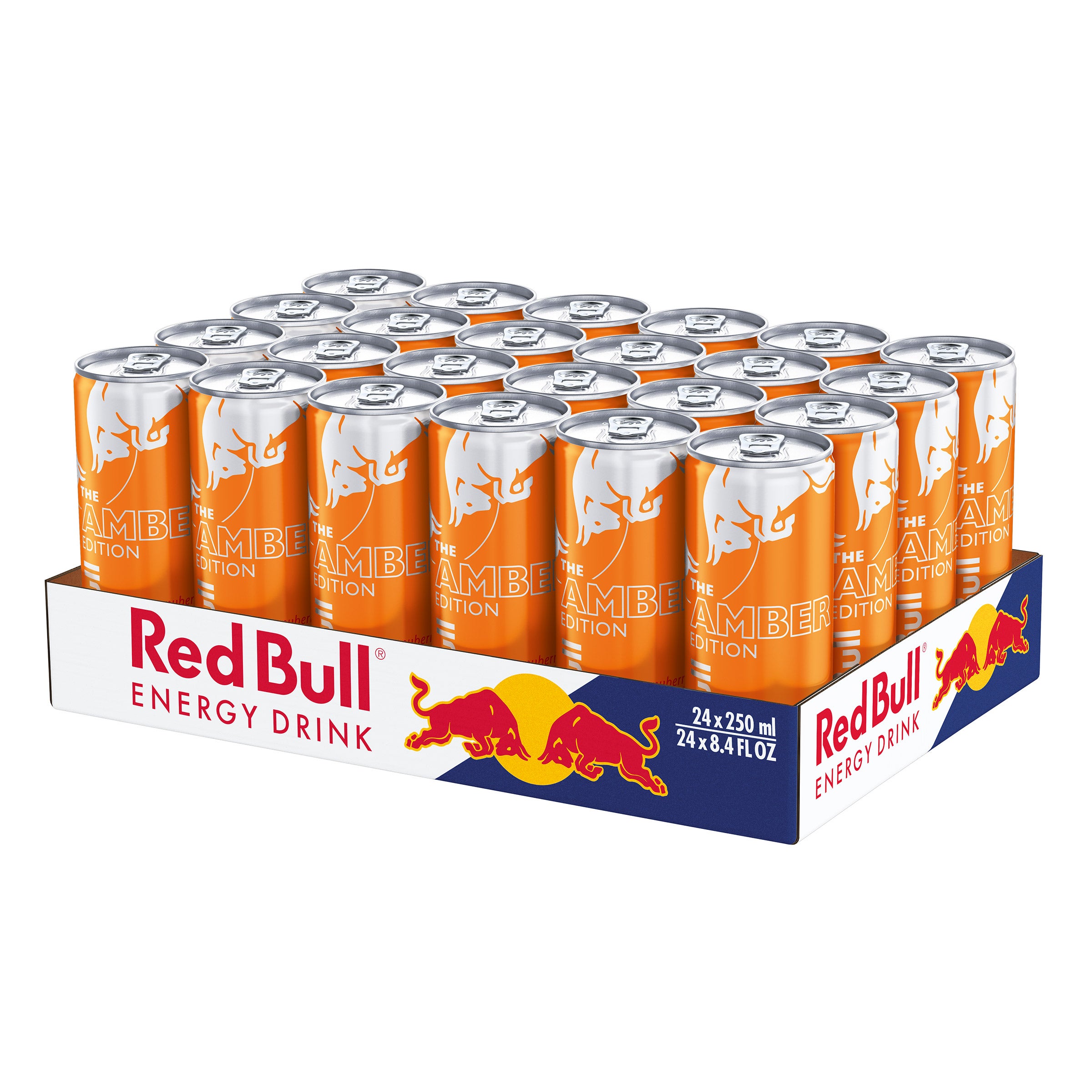 RED BULL ENERGY AMBER STRWBRY/APRICOT 24/8.4 OZ - Image 1