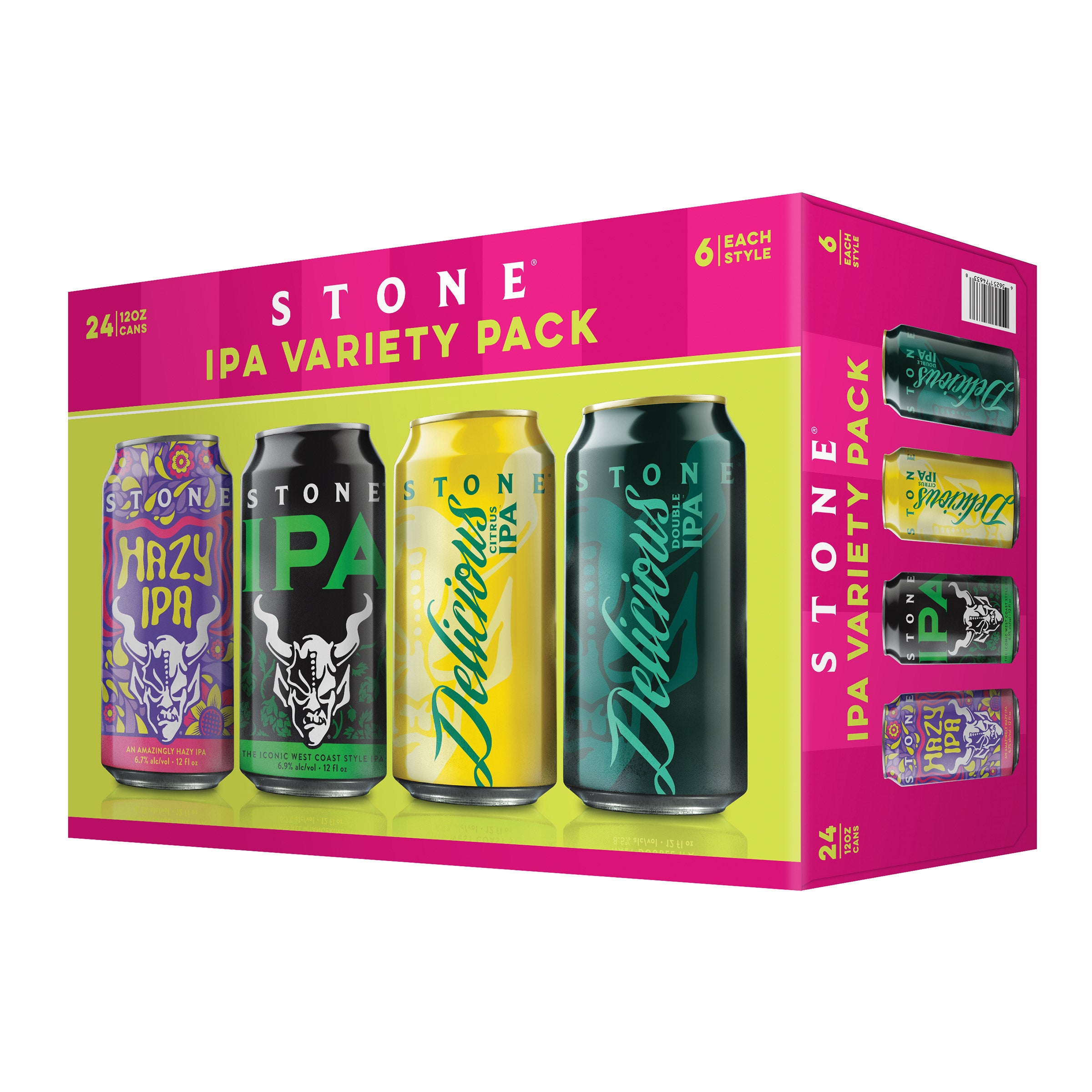 STONE BREWING CO IPA VARIETY PACK 24/12 OUNCE CANS