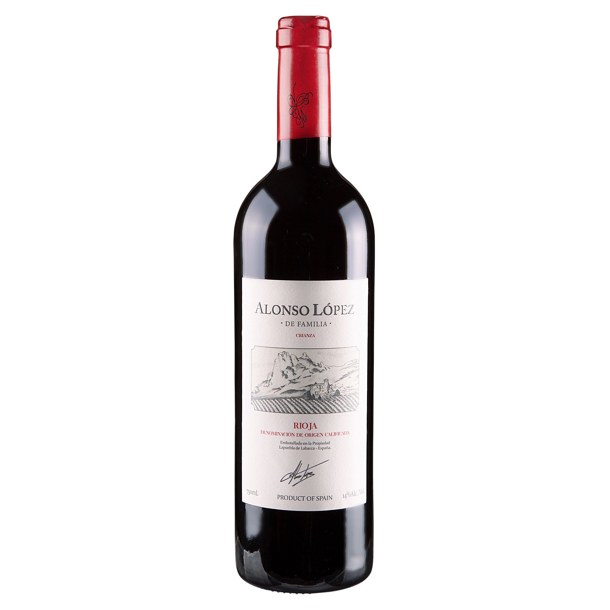 ALONSO LOPEZ TEMPRANILLO SPAIN 750ML - Image 1