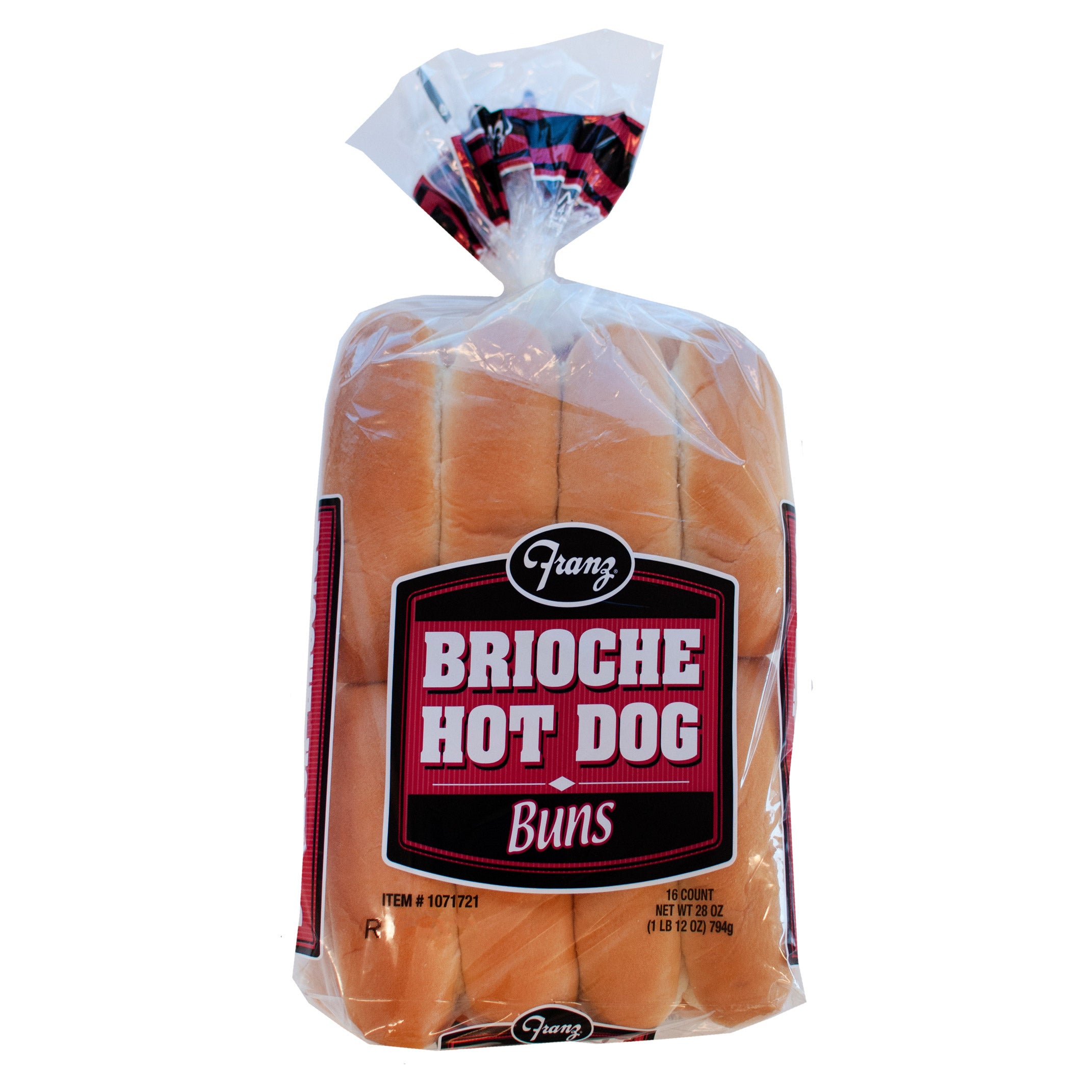 FRANZ BRIOCHE HOT DOG BUNS 16 CT 28 OZ