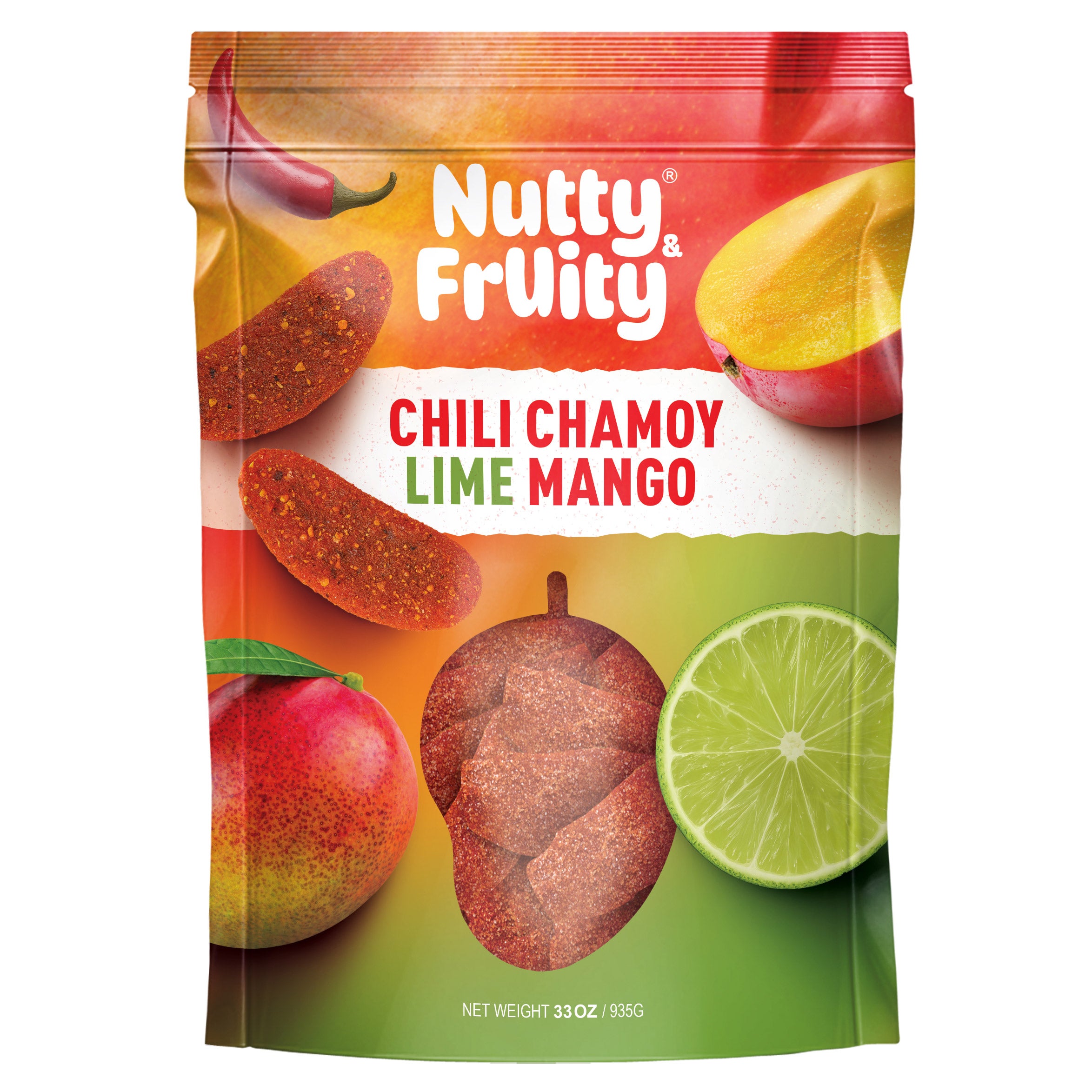 NUTTY & FRUITY MANGO CHILI CHAMOY 33 OZ - Image 1