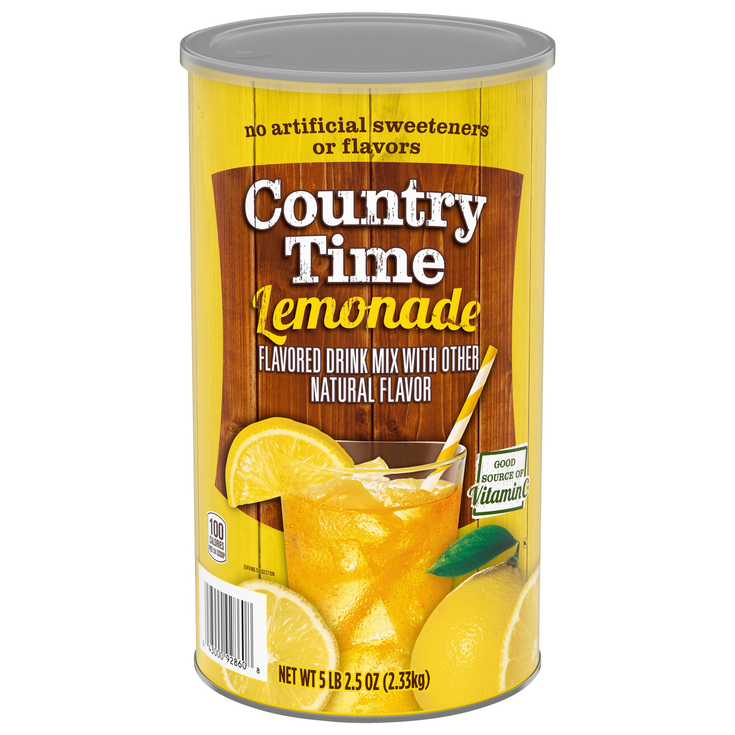 COUNTRY TIME LEMONADE DRINK MIX 82.5 OUNCE CANISTER - Image 1