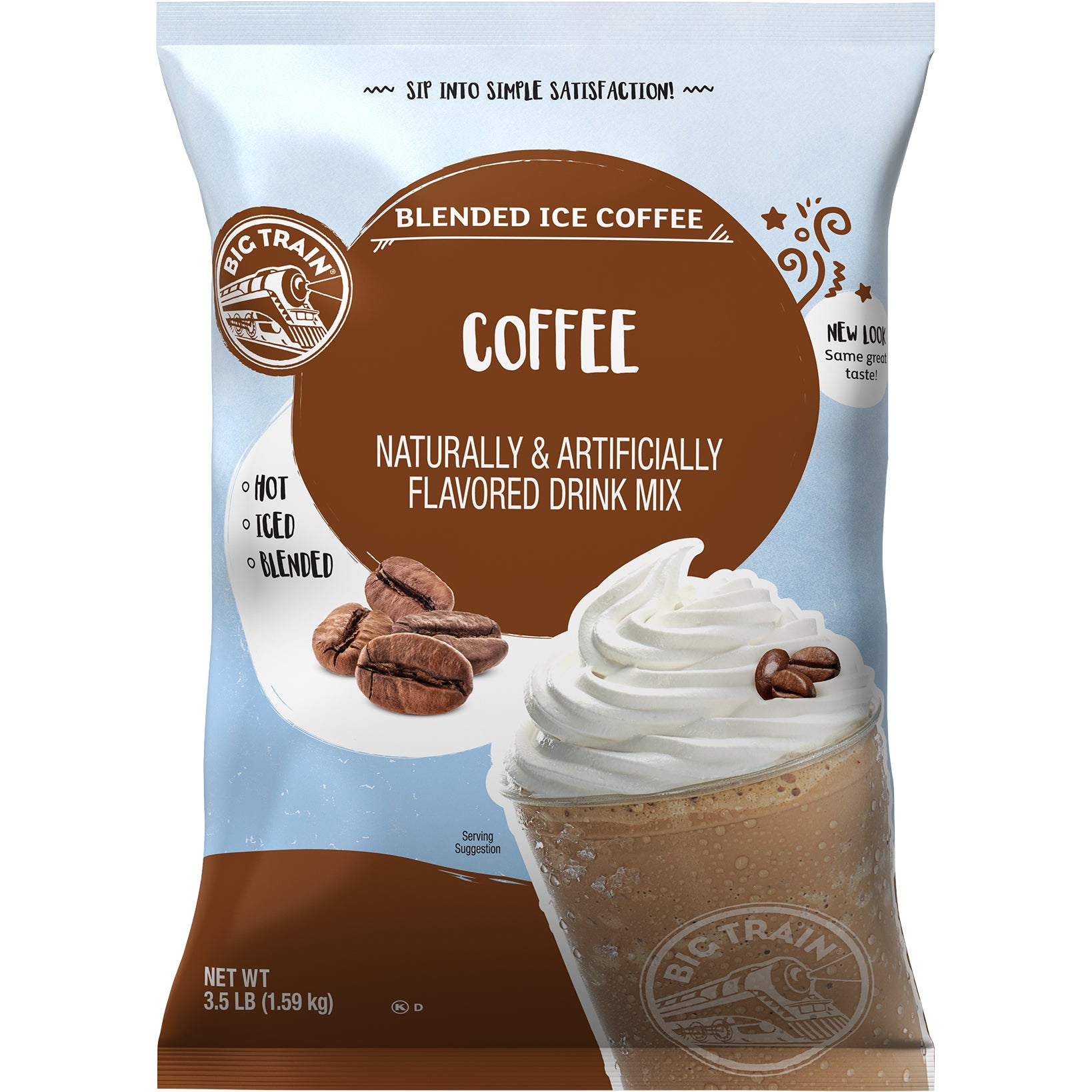 BIG TRAIN COFFEE MIX 3.5 LB