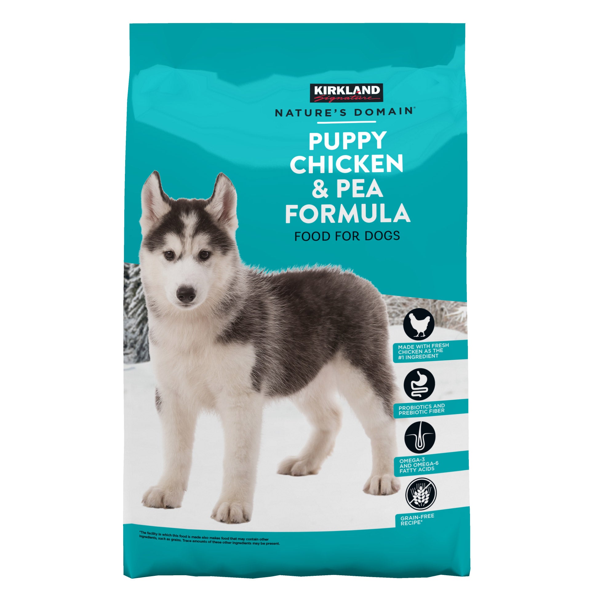 KS NATURE'S DOMAIN CHICKEN & PEA 20 POUND PUPPY FOOD