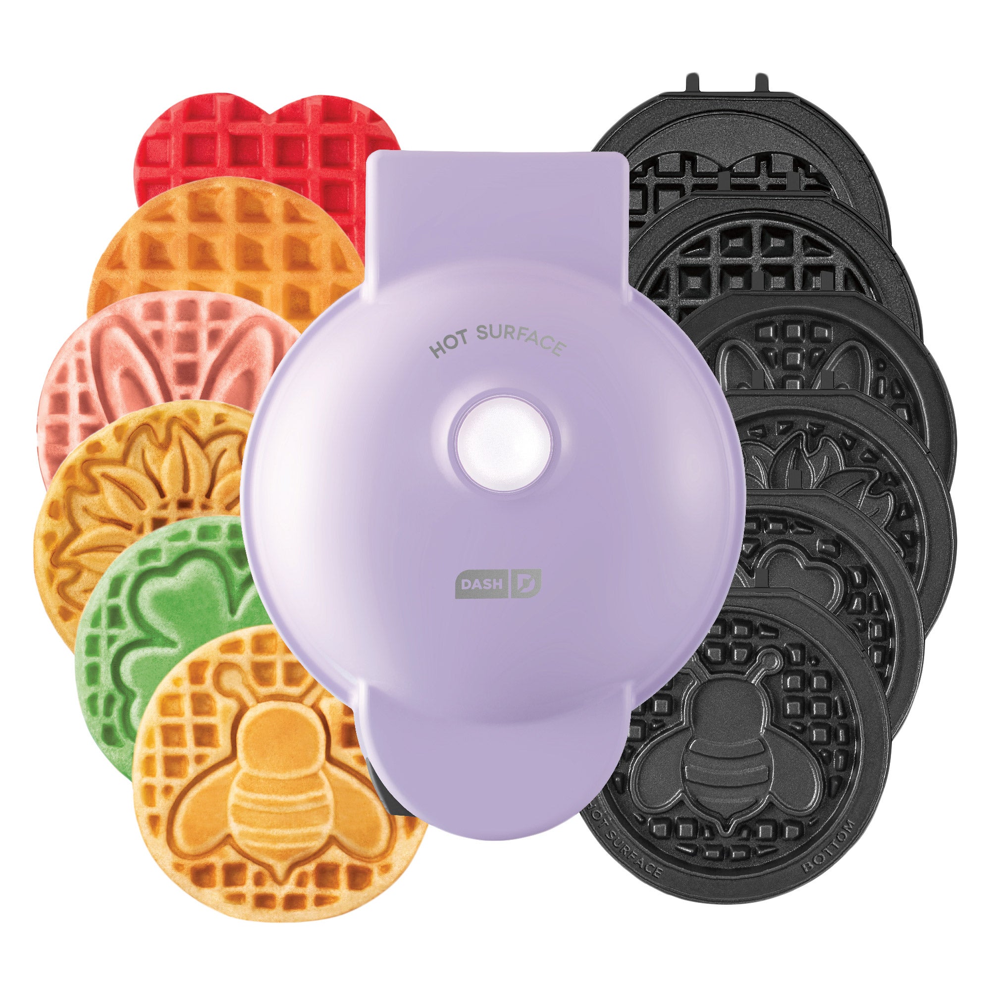 DASH MINI WAFFLE MAKER WITH REMOVABLE PLATES - Image 1