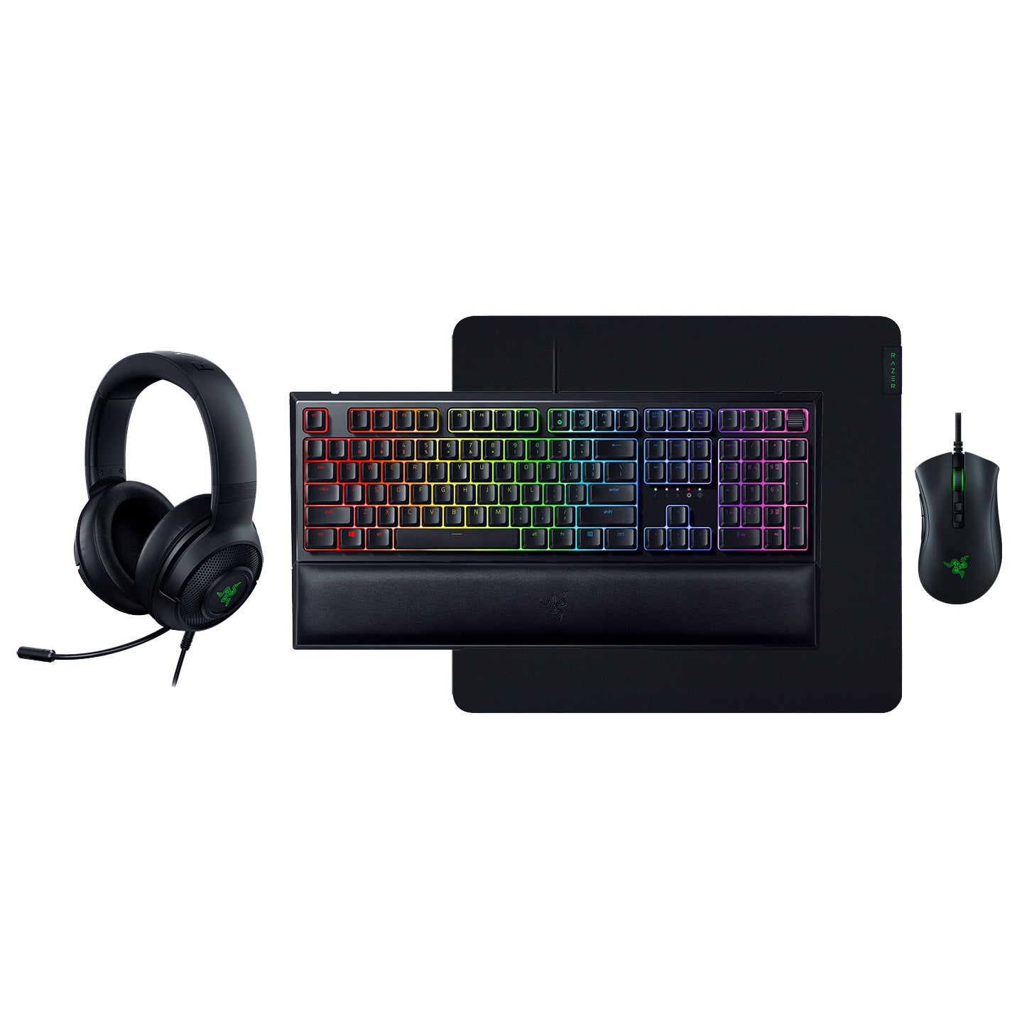 RAZER HOMERUN BUNDLE KB + MOUSE + PAD + HEADSET - Image 1