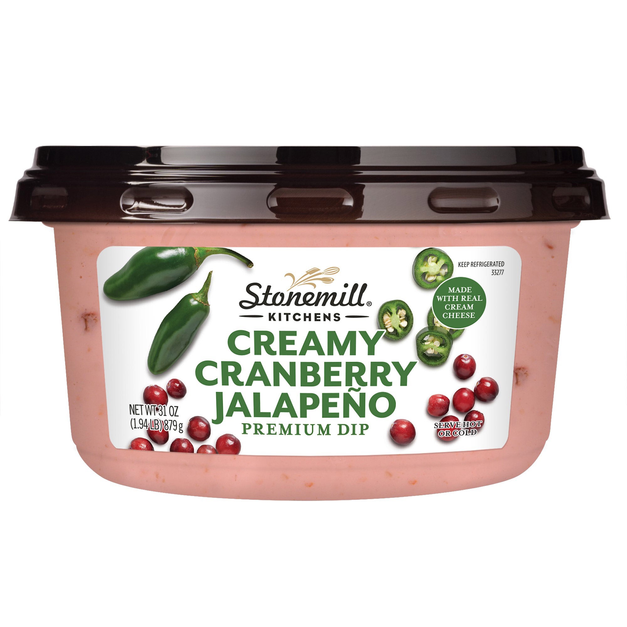 STONEMILL KITCHENS CRANBERRY JALAPENO DIP 31 OUNCES