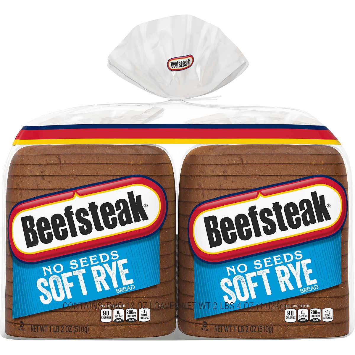 BEEFSTEAK SOFT RYE BREAD 2/18 OUNCE LOAVES