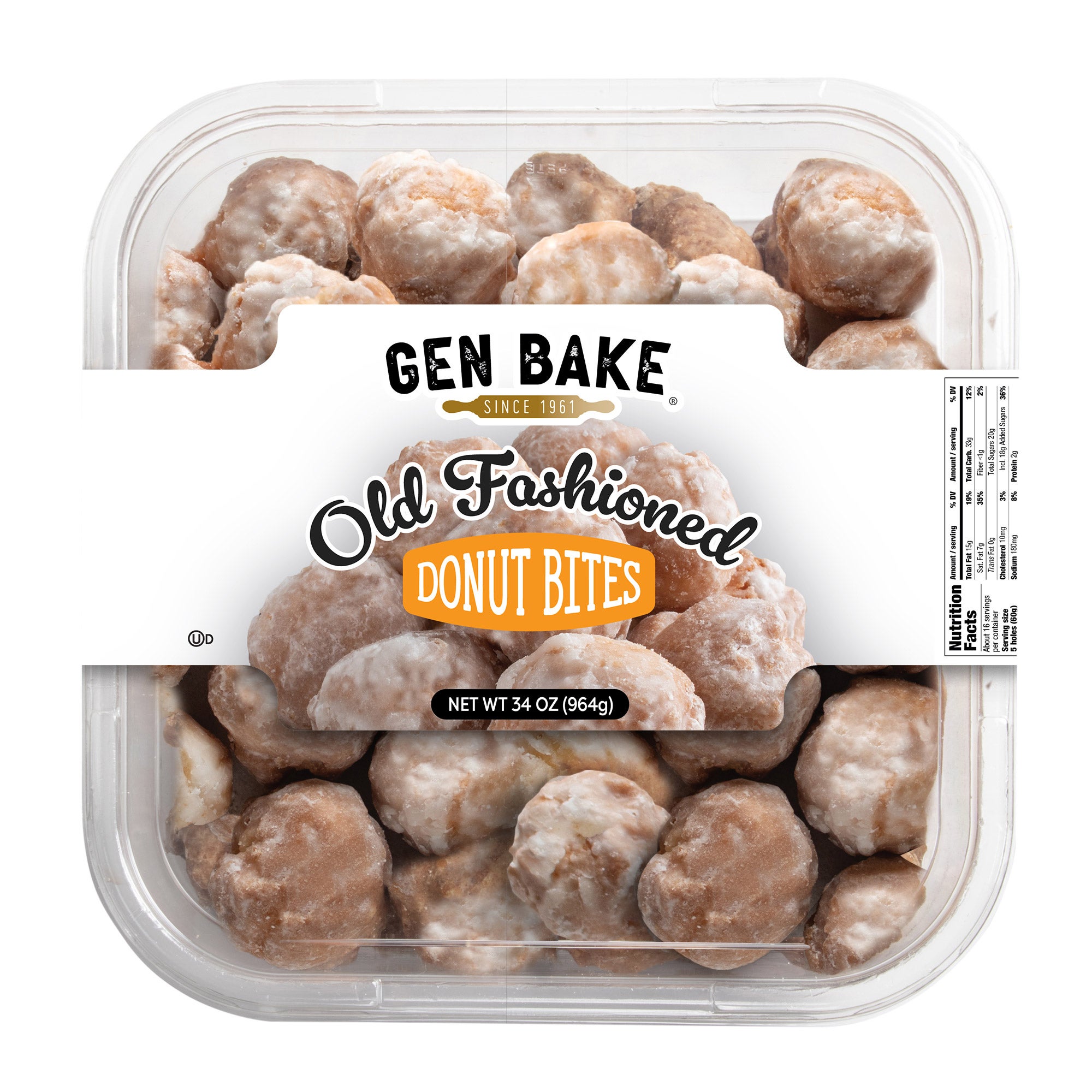 GEN BAKE OLD FASHIONED DONUT BITES 34 OZ - Image 1