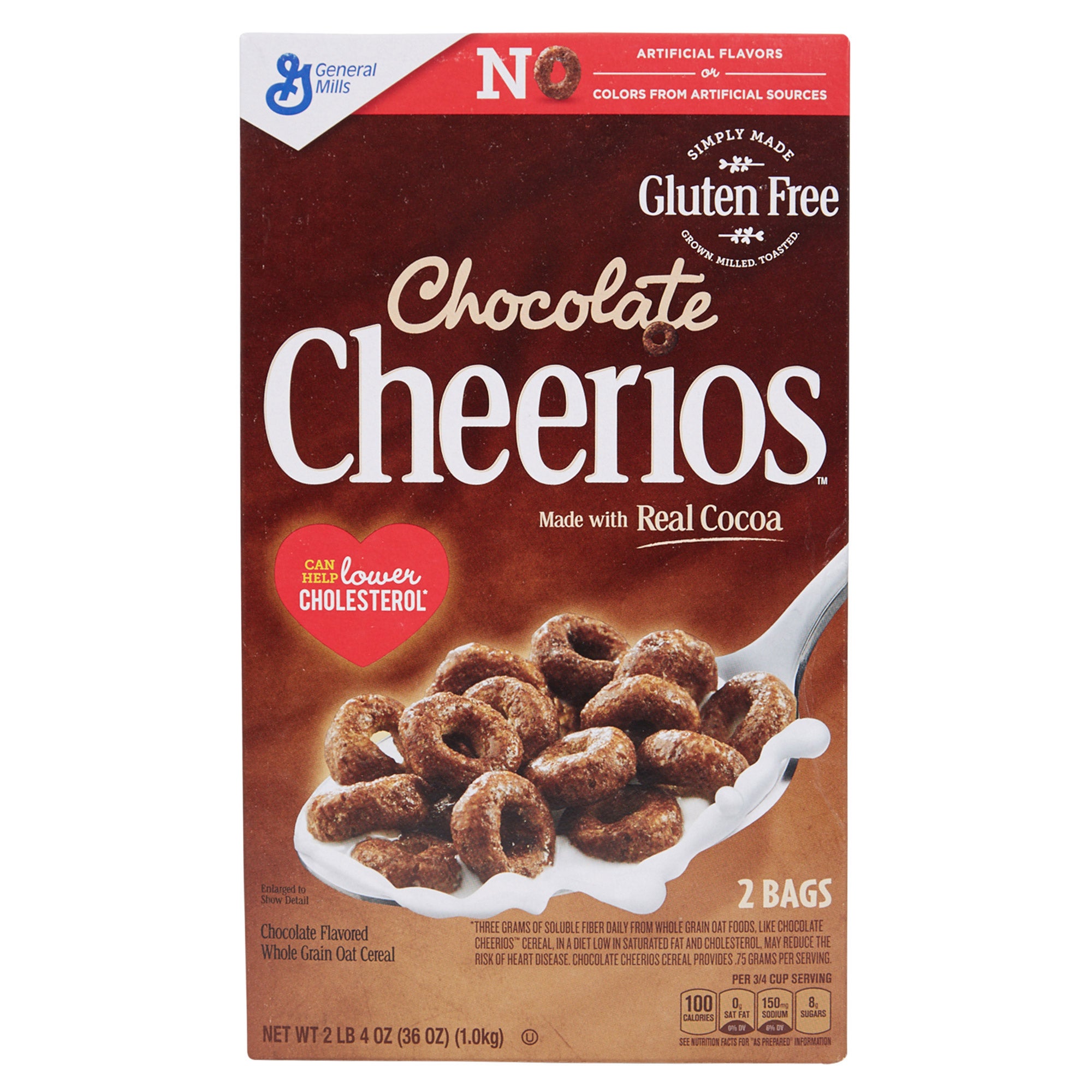 GENERAL MILLS CHOCOLATE CHEERIOS 36 OZ - Image 1