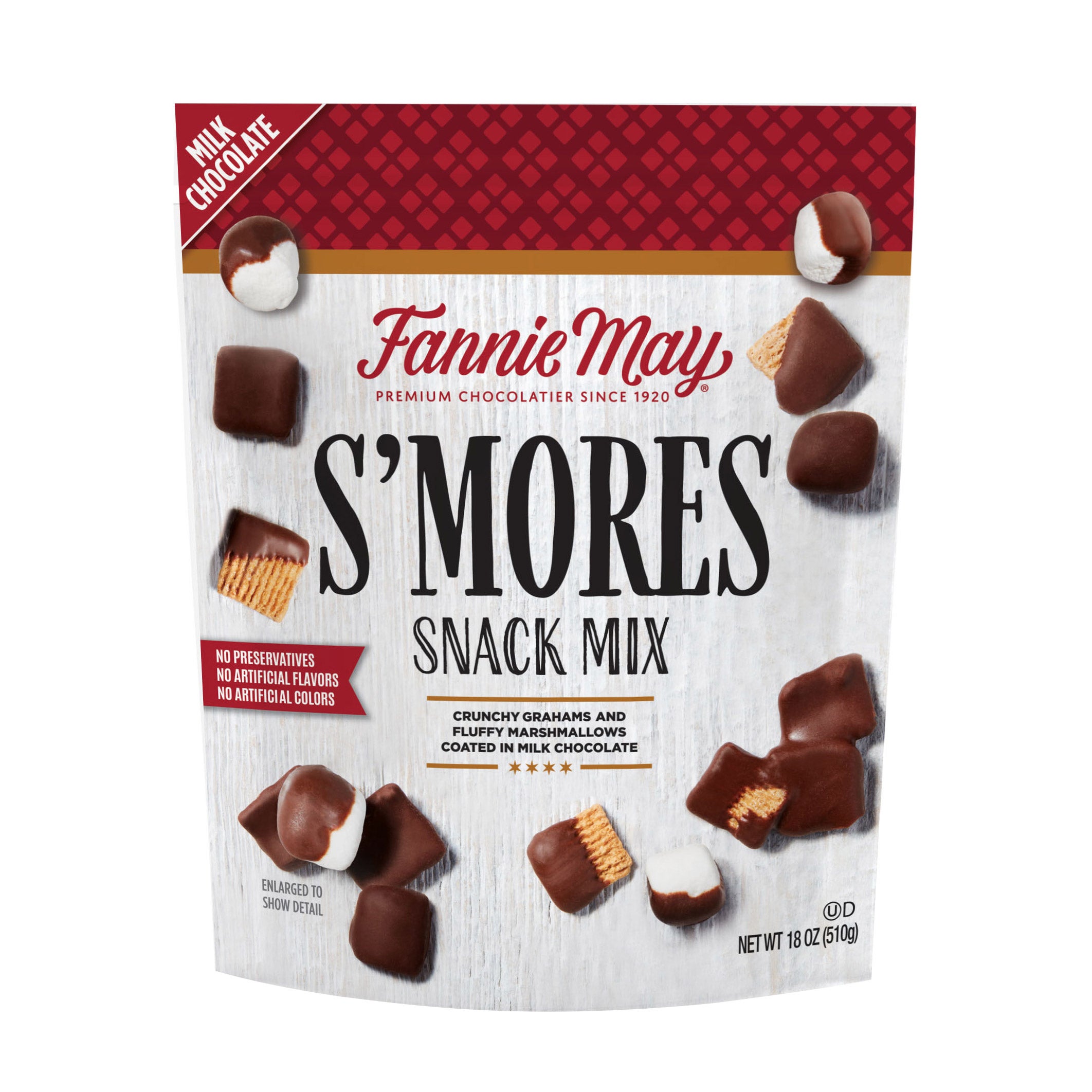 FANNIE MAY S'MORES SNACK MIX 18 OZ - Image 1