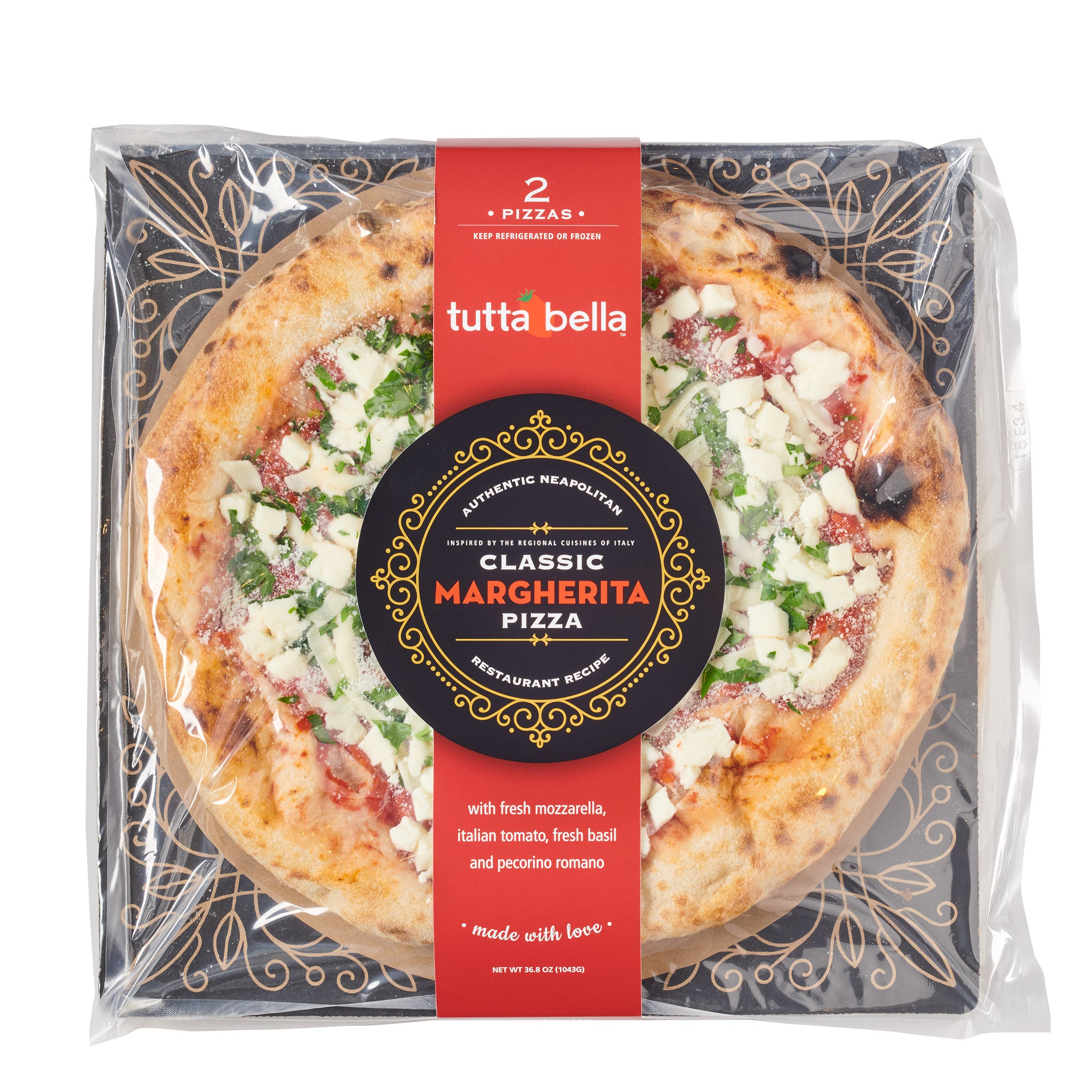 TUTTA BELLA MARGHERITA PIZZA 2/19 OZ
