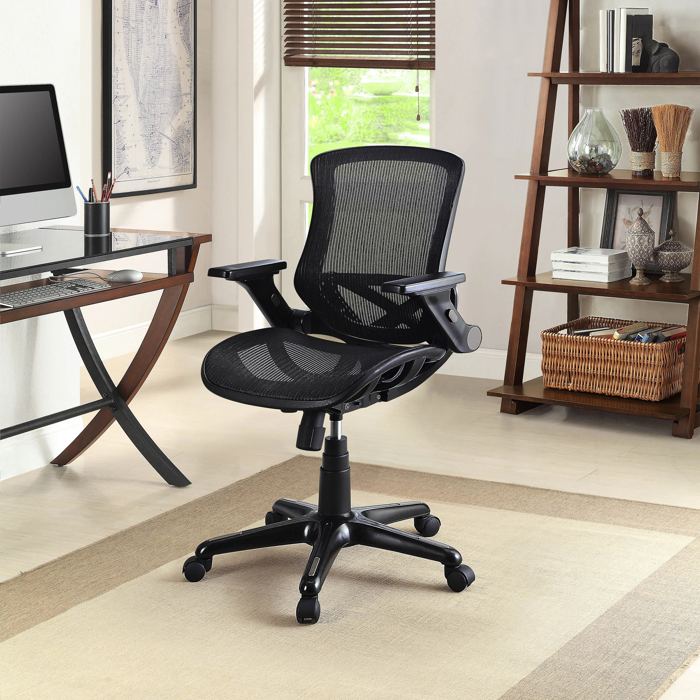 BAYSIDE FURNISHINGS METREX MESH OFFICE CHAIR - Image 1