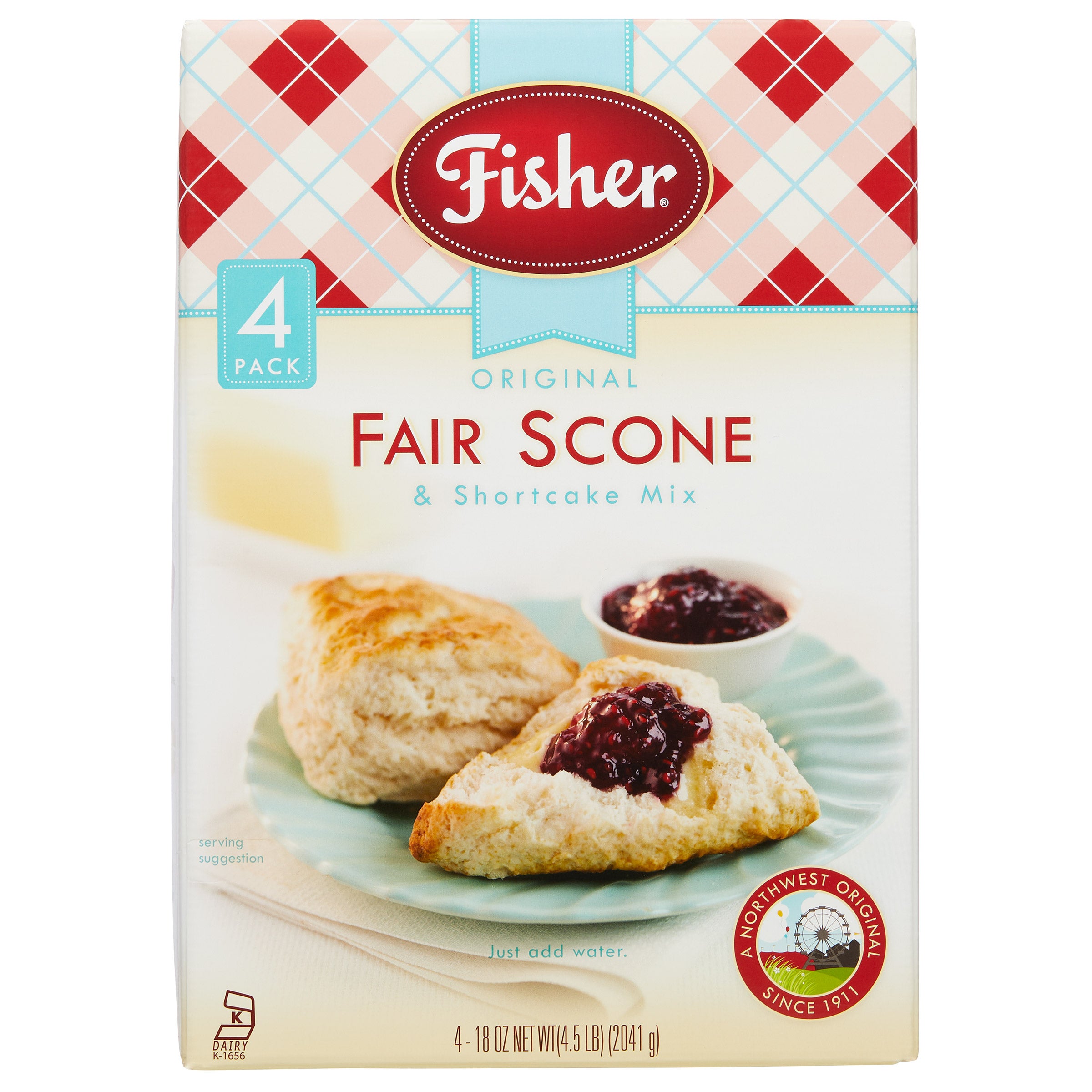 FISHER ORIGINAL SCONE MIX 4.5 LBS