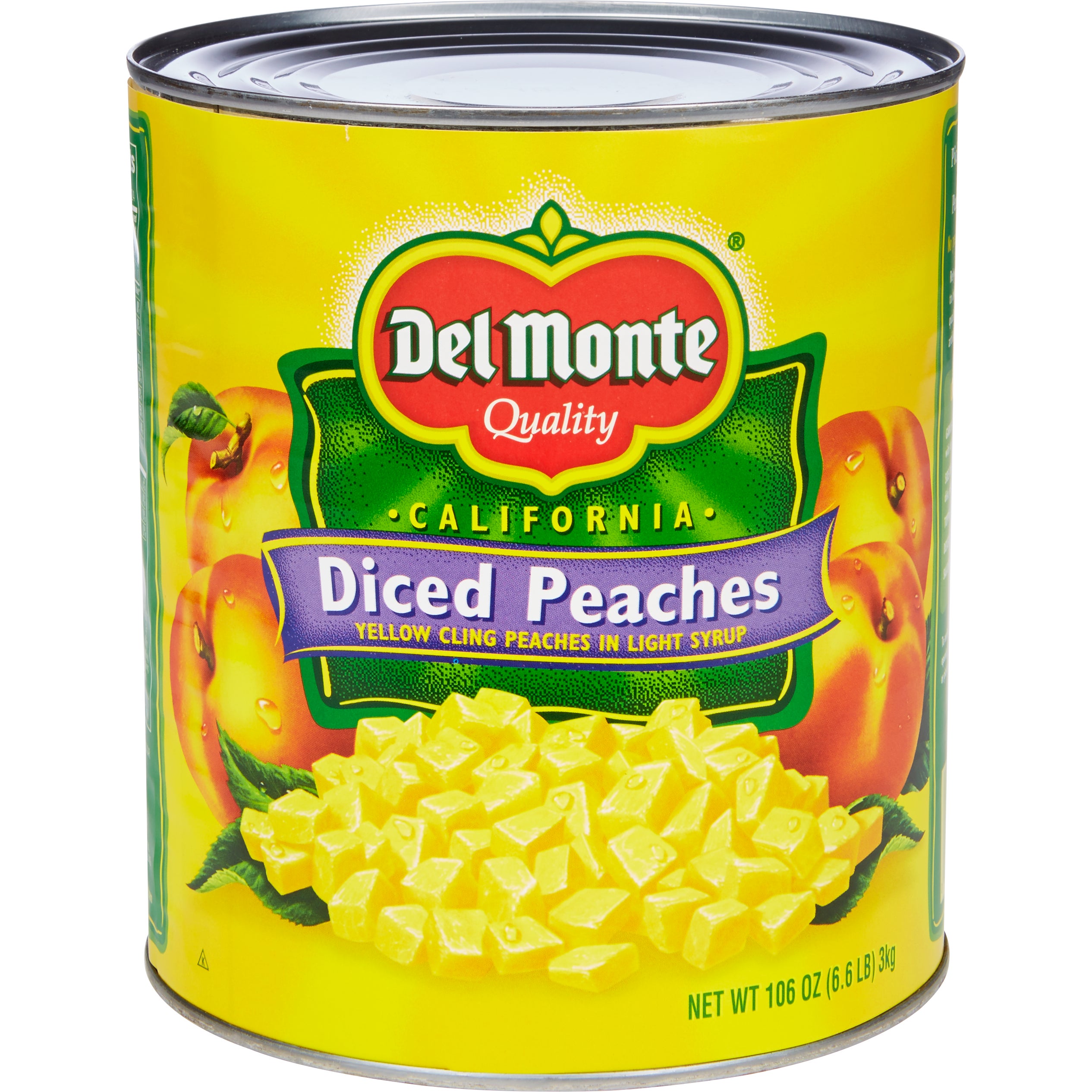 DEL MONTE DICED PEACHES #10 CAN