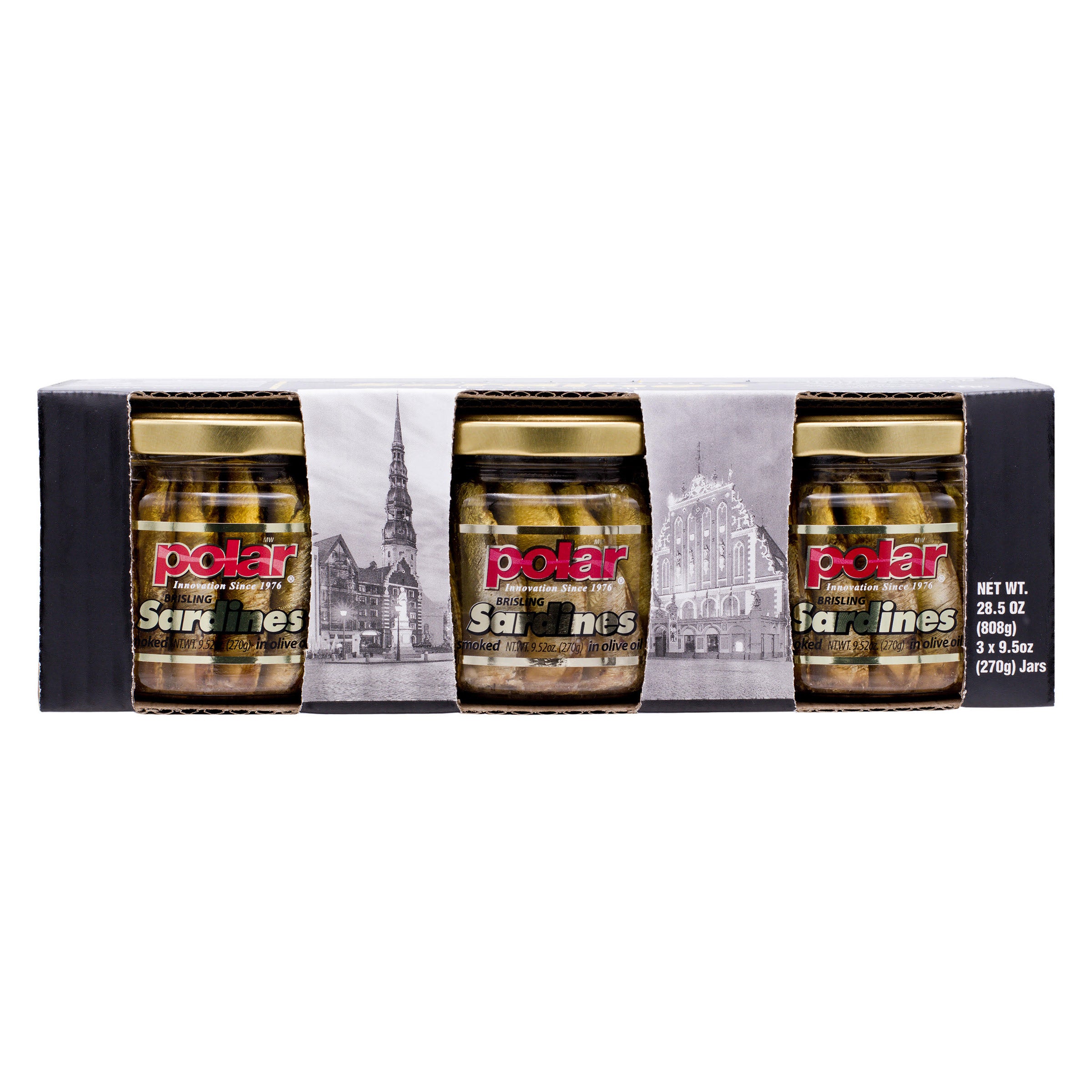 POLAR SMOKED SARDINES 3 / 9.5 OZ - Image 1