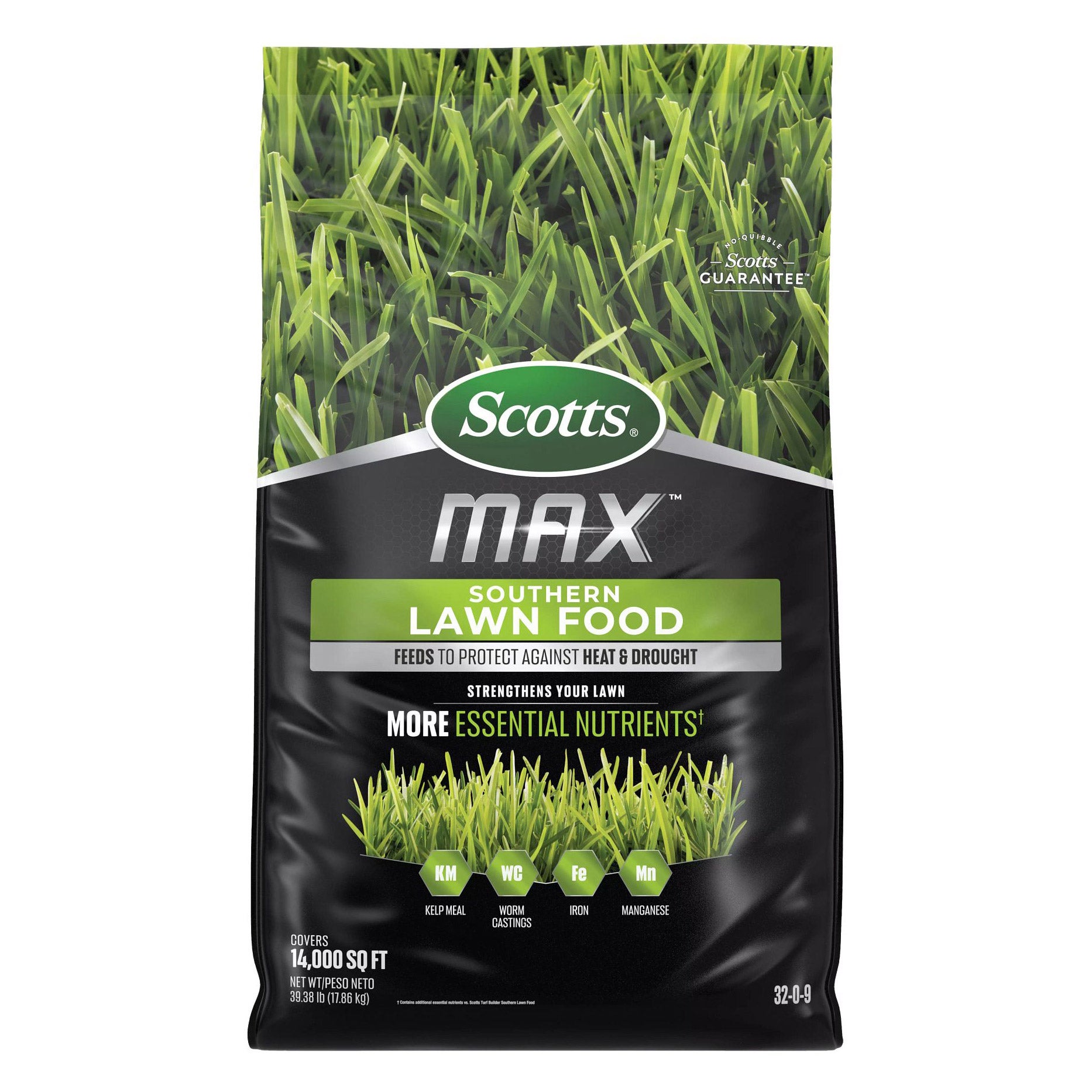 SCOTTS MAX SOUTHERN LAWN FOOD 14K SQ FT