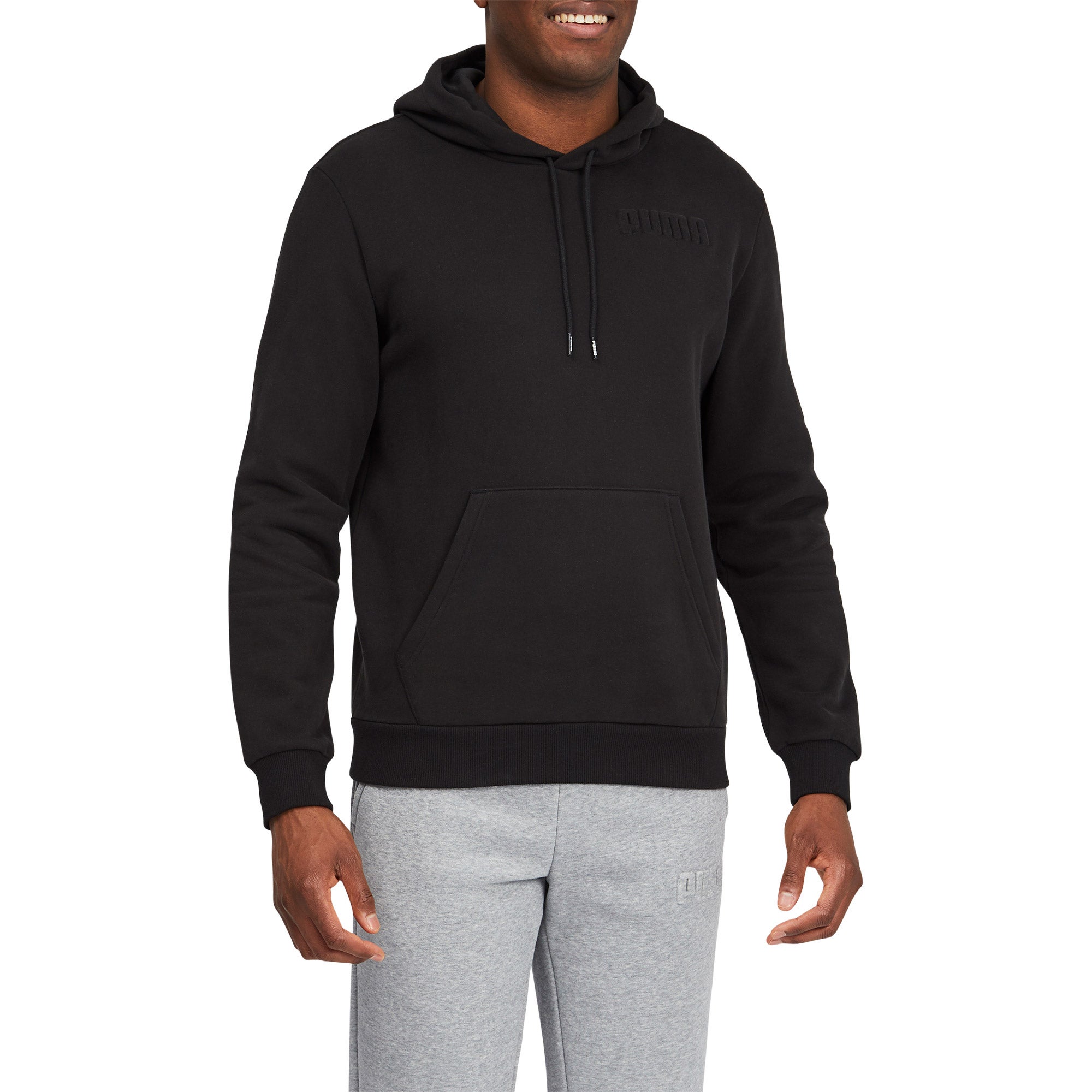 PUMA MEN'S FLEECE HOODED SWEATSHIRT - Image 1
