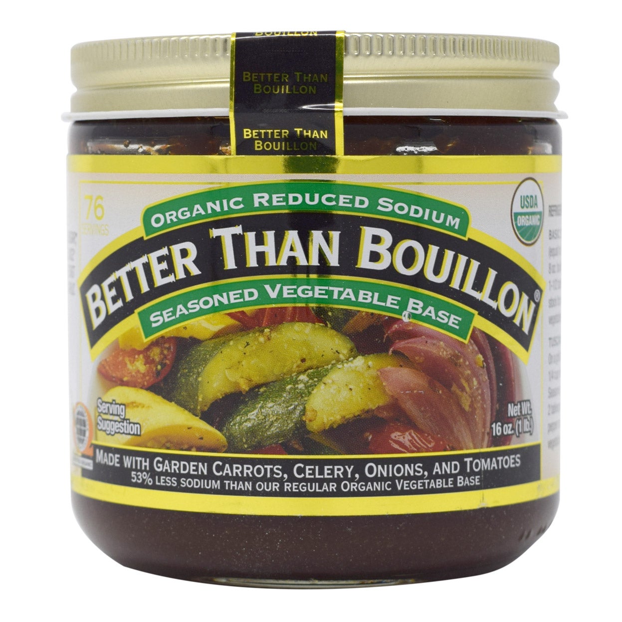 ORGANIC BETTER THAN BOUILLON VEGETABLE BASE 16 OZ