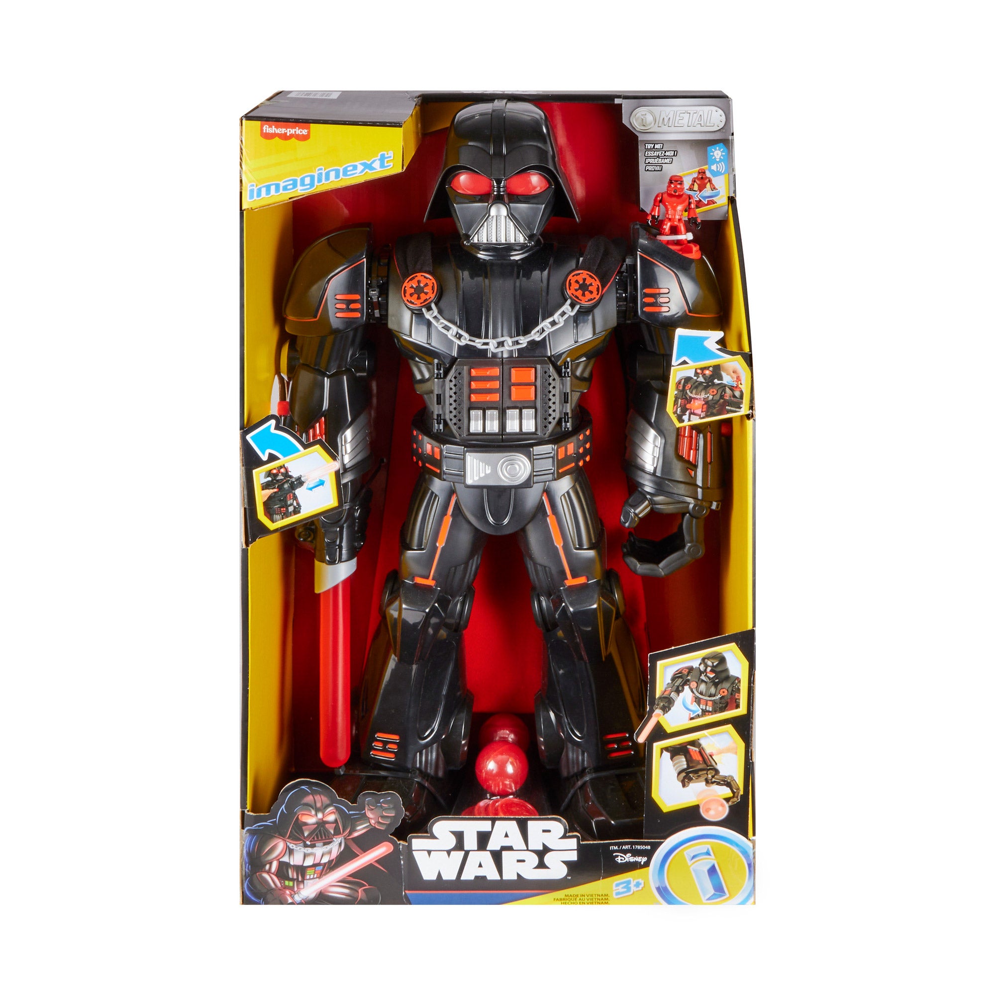 FISHER PRICE IMAGINEXT STAR WARS VADER BOT - Image 1