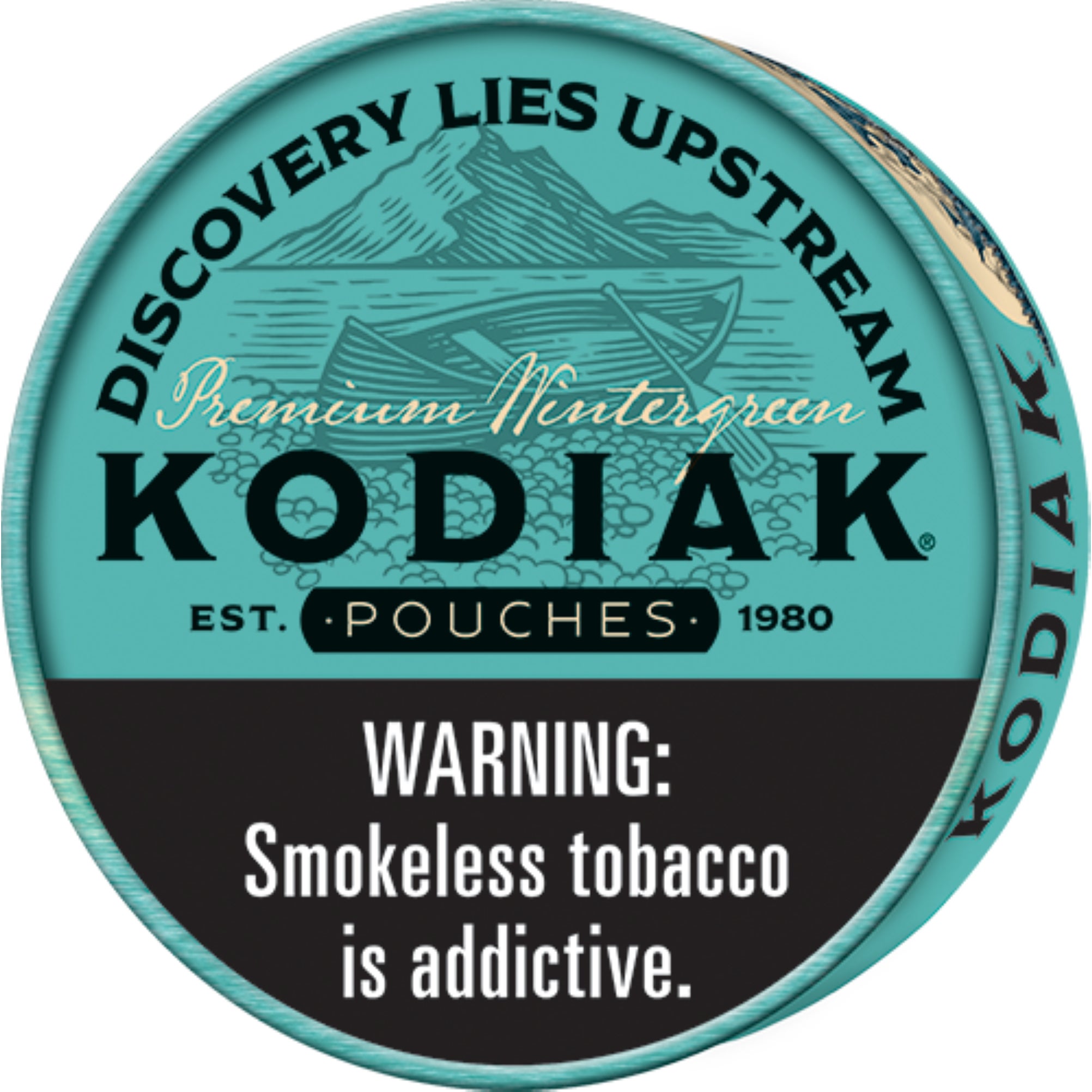 KODIAK WINTERGREEN POUCHES 5/.84 OZ CANS