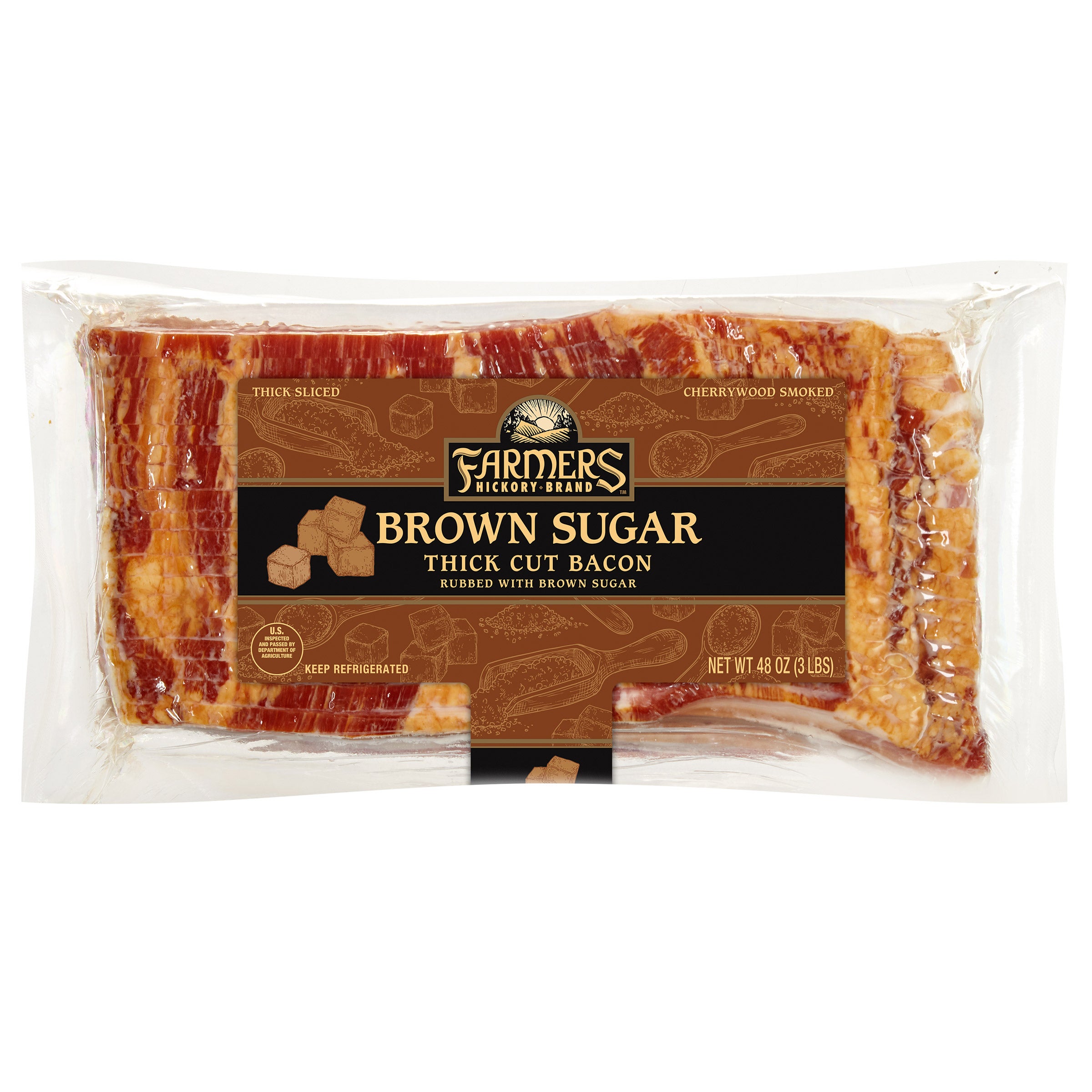 FARMERS BACON BROWN SUGAR FLAVORED 2/1.5 LB - Image 1
