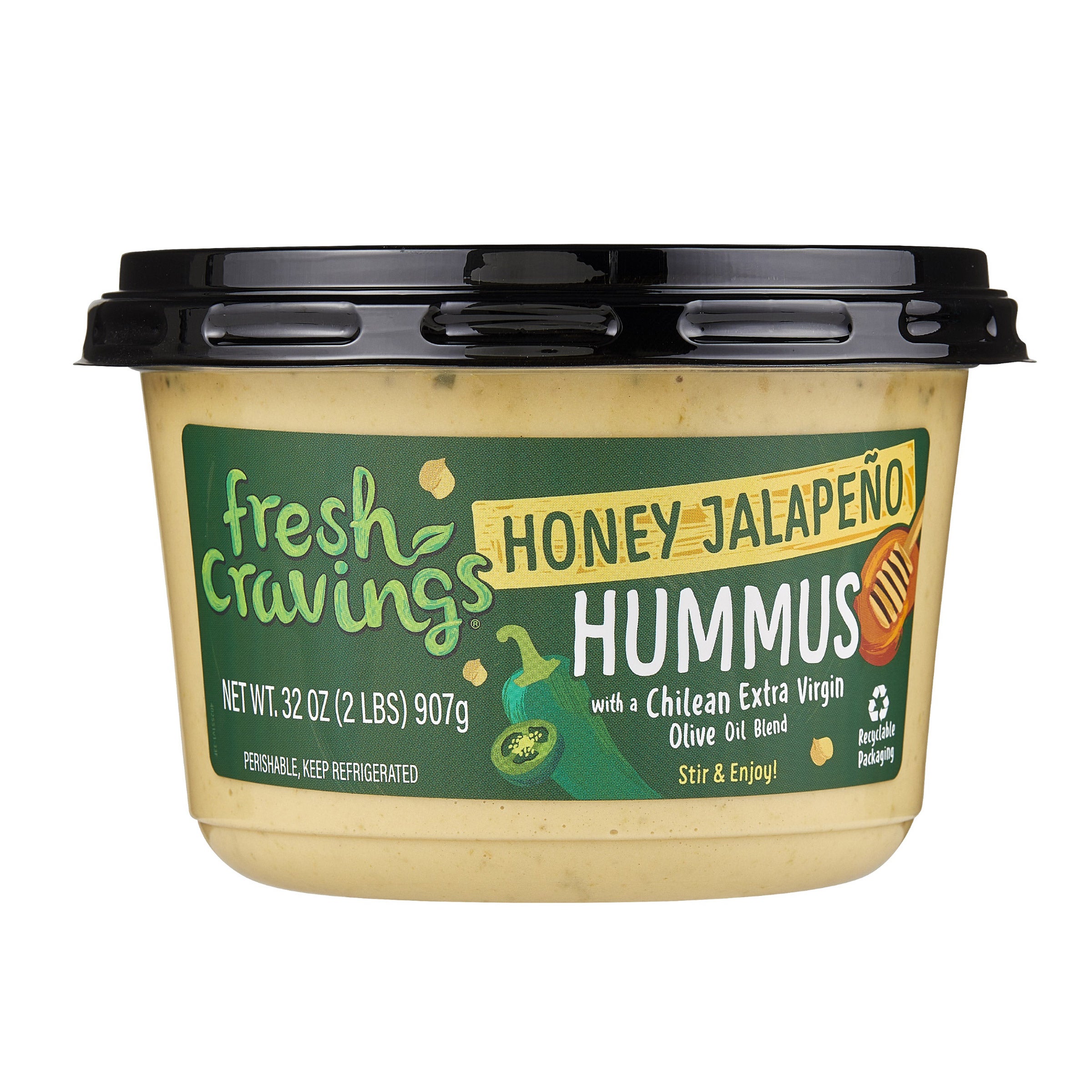 FRESH CRAVINGS HONEY JALAPENO HUMMUS 32 OZ