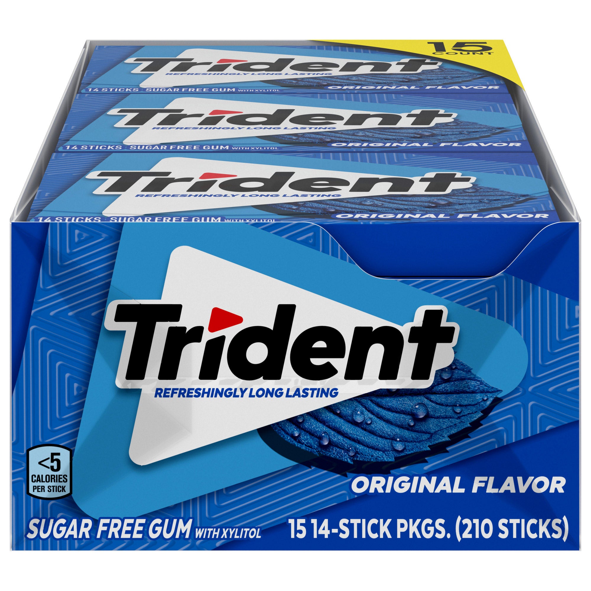 TRIDENT ORIGINAL FLAVOR 15 CT/14 PC - Image 1