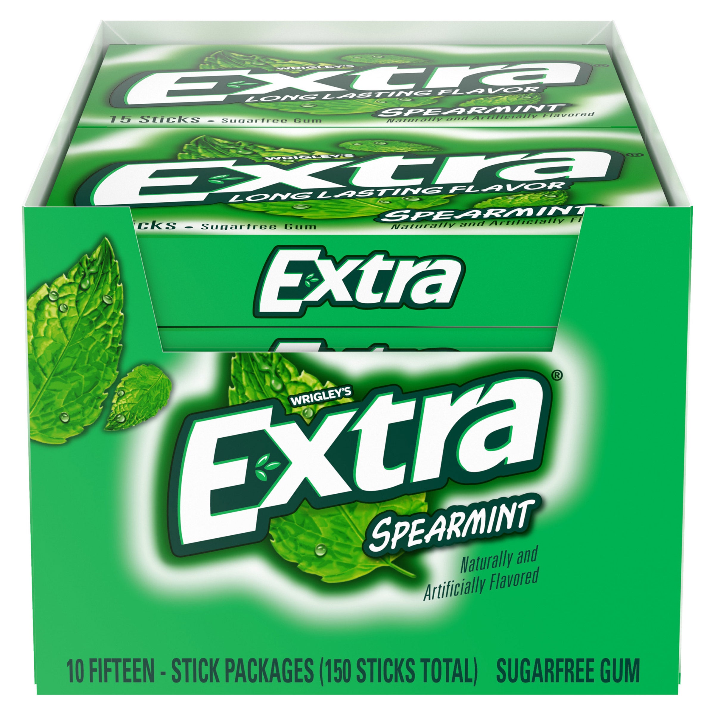 EXTRA SPEARMINT GUM 10 CT/15 PC - Image 1