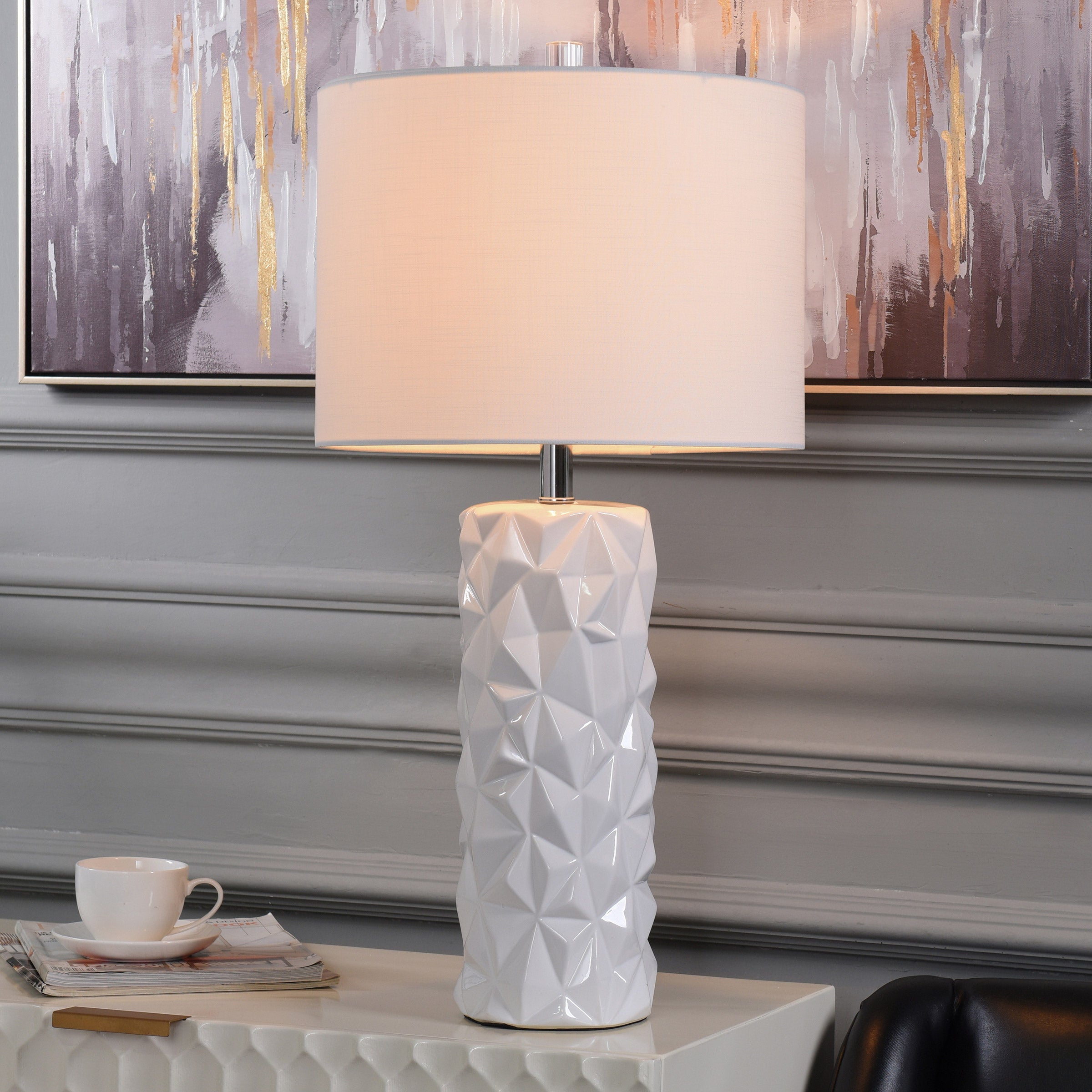 SELINAS CERAMIC TABLE LAMP
