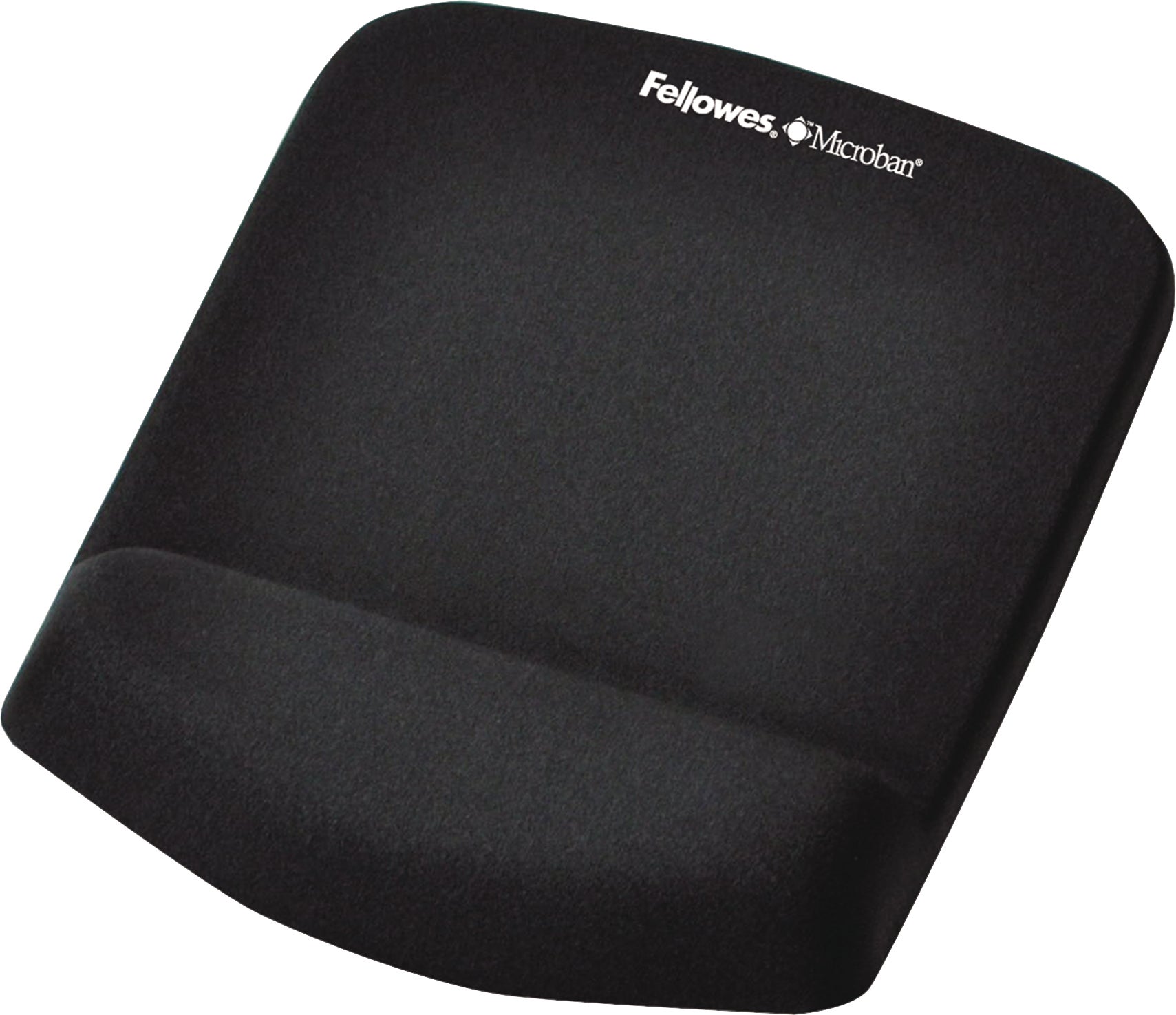 FELLOWES MOUSE PAD W/WRIST REST BLACK FEL9252001