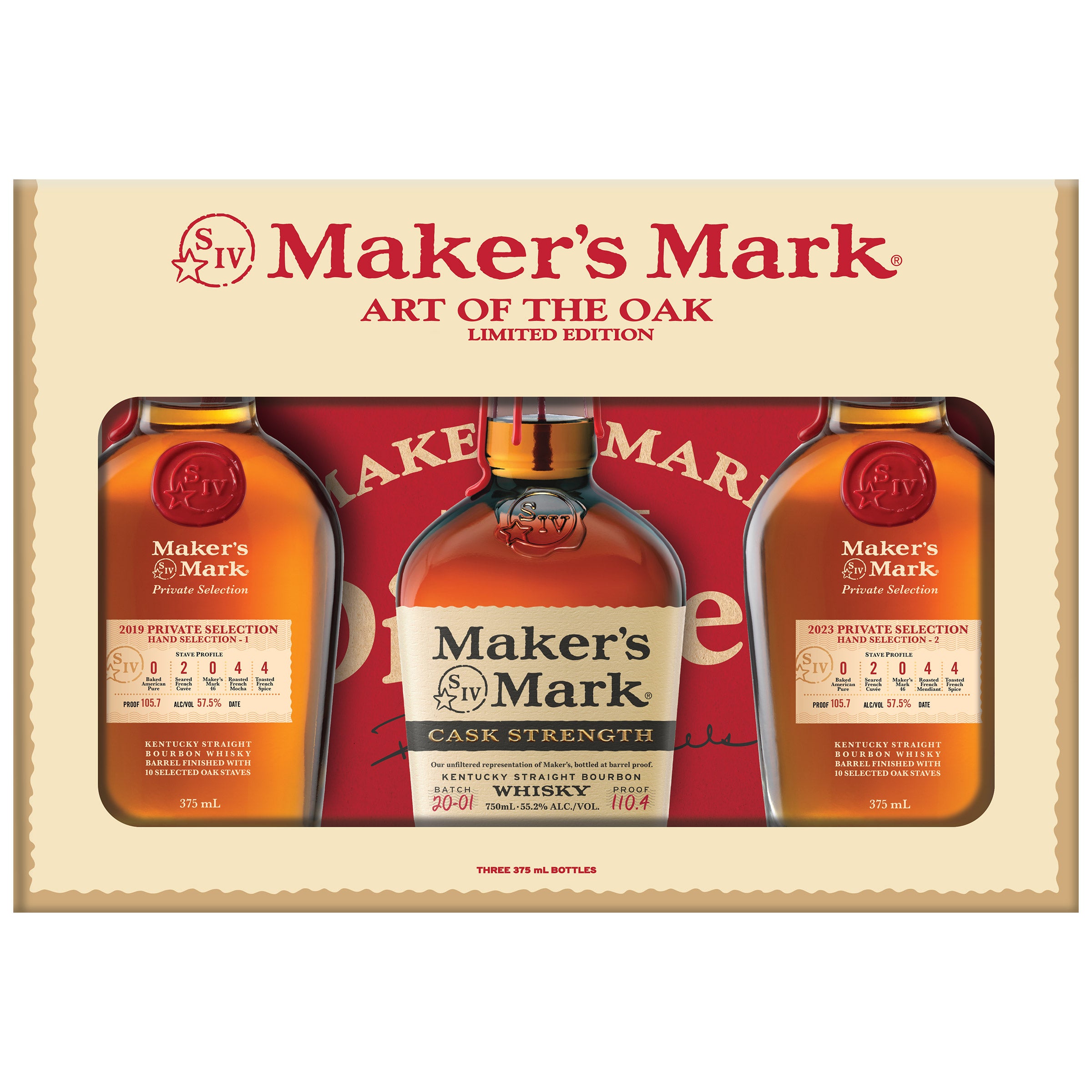 MAKER'S MARK TRI PACK VARIETY 3 PACK KENTUCKY 3/375ML