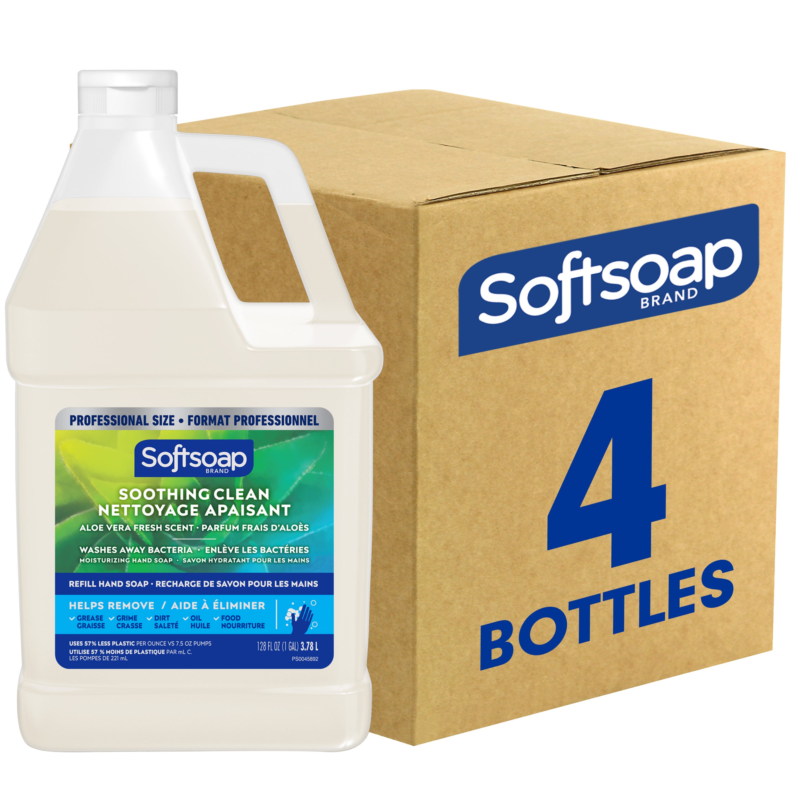 SOFTSOAP 1 GALLON ALOE VERA FRESH SCENT CPC61036483CT 4CT - Image 1