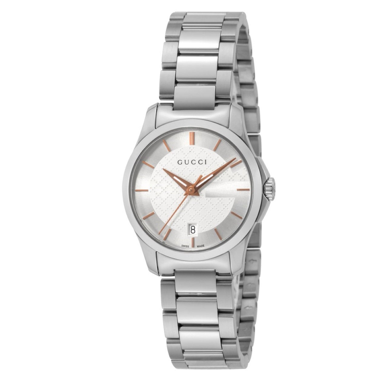 GUCCI G-TIMELESS STAINLESS STEEL CASE DIAL LADIES WATCH