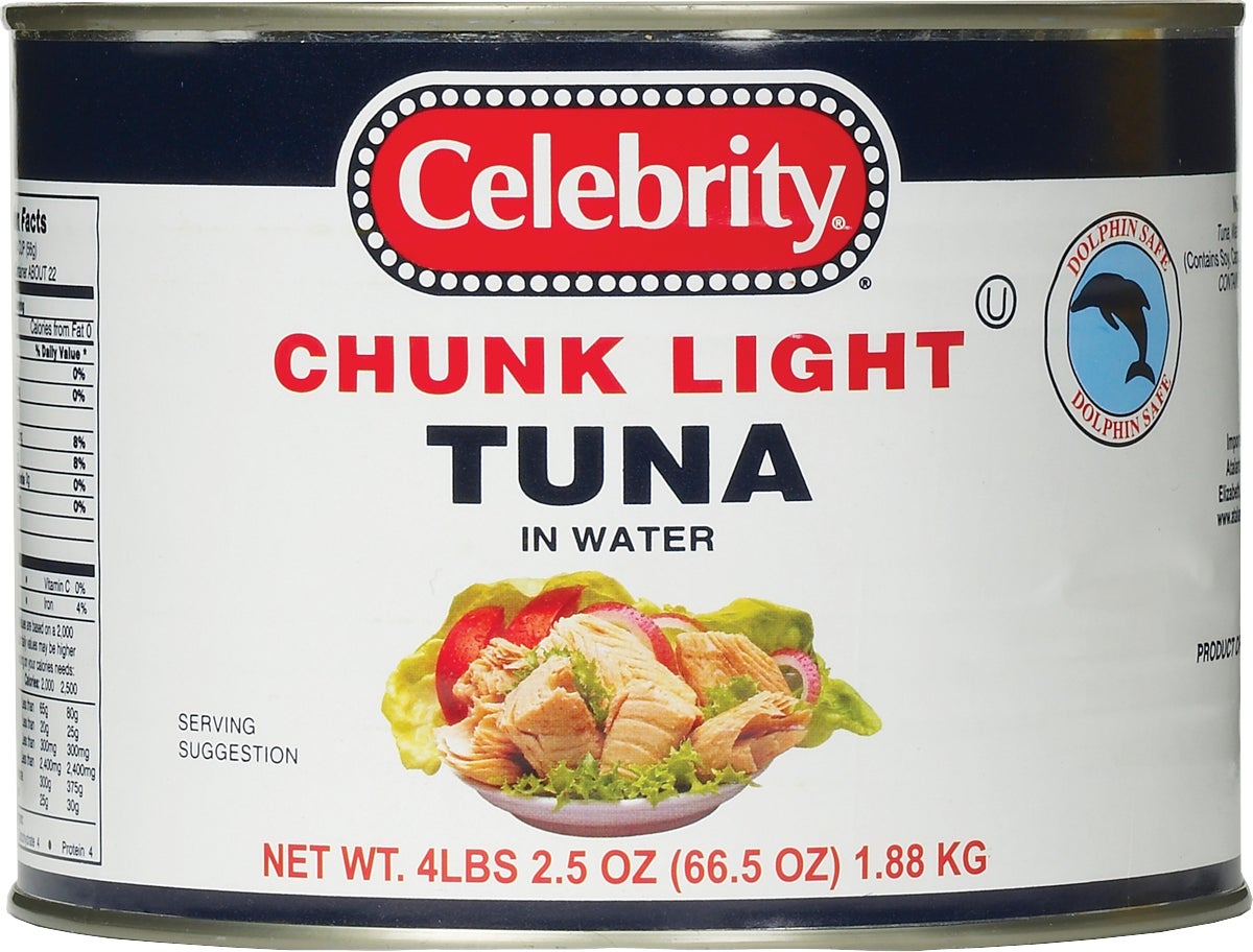 CELEBRITY CHUNK LITE TUNA 66.5 OZ