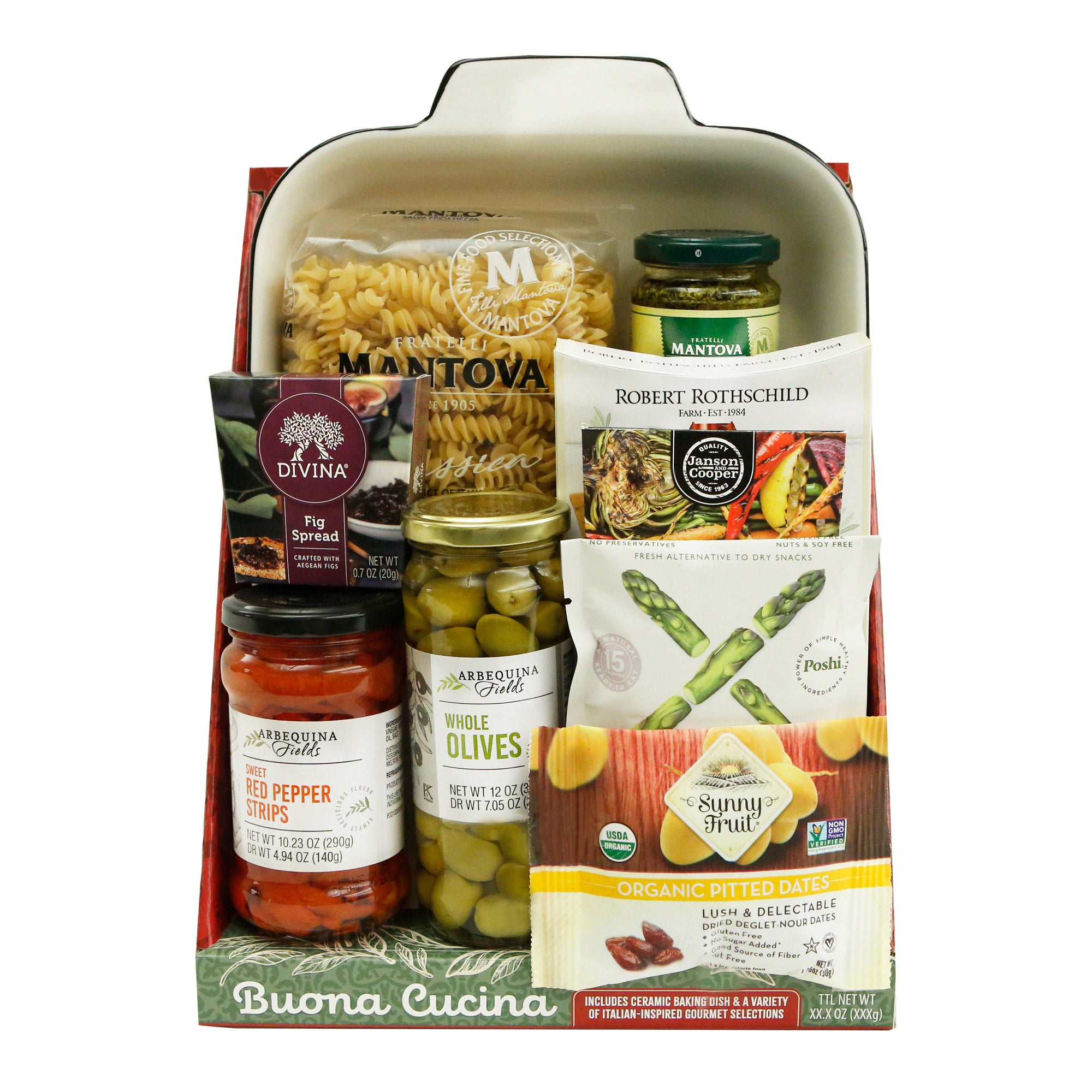 BUONA CUCINA GIFT CERAMIC BAKING DISH 50.78 OZ - Image 1