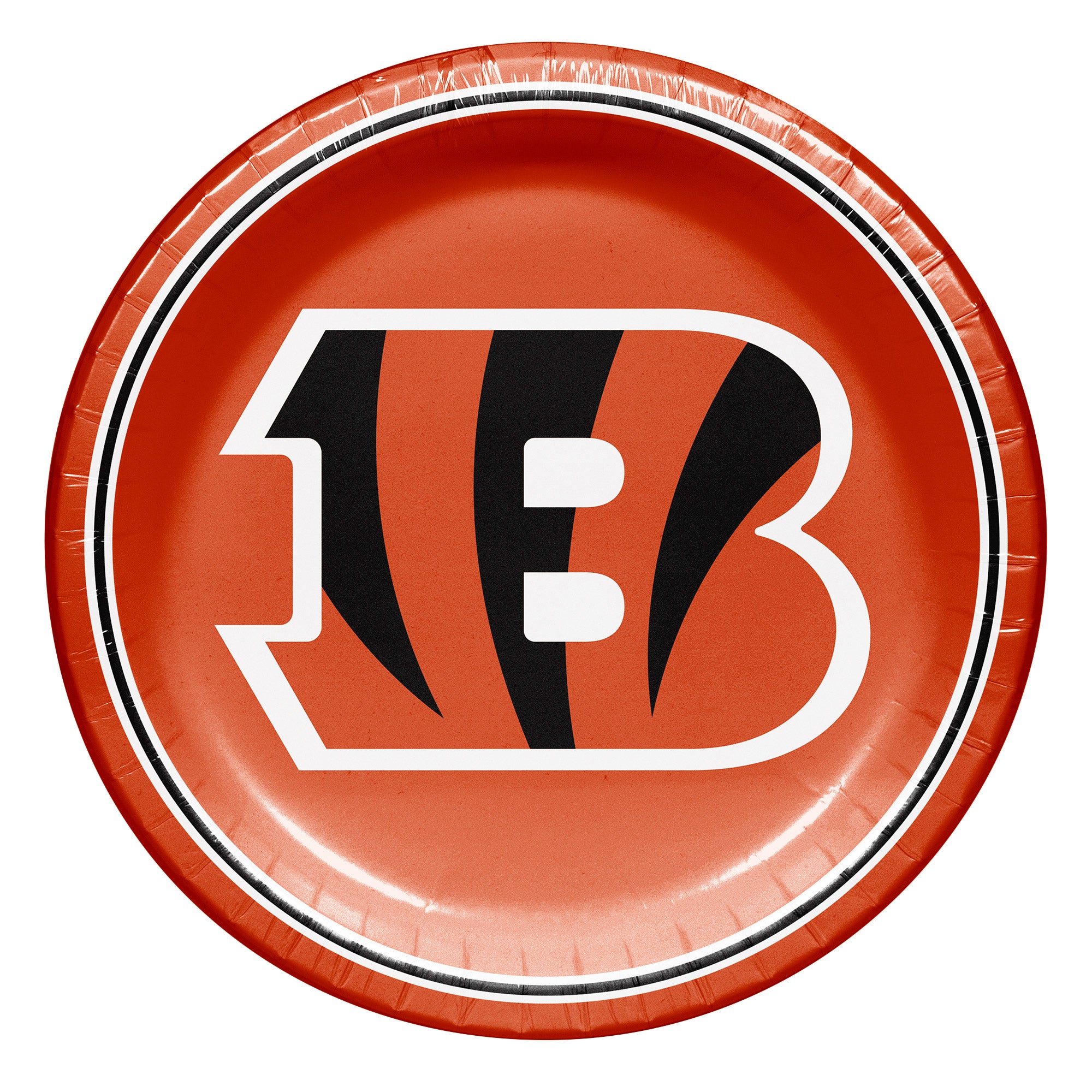 HOFFMASTER 10¨ PLATE CINCINNATI BENGALS 100 COUNT PACKAGE