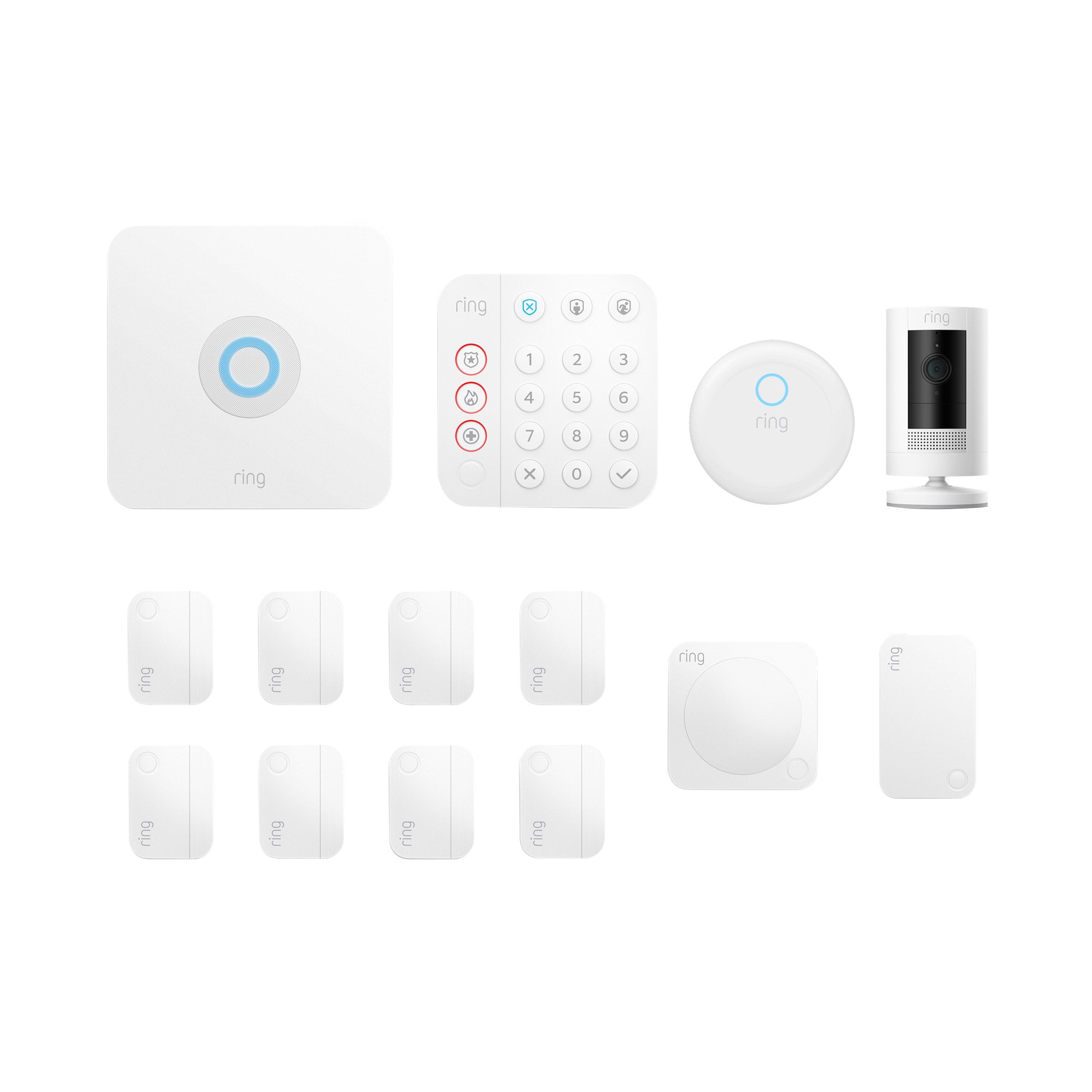 RING 14-PIECE WIRELESS SECURITY ALARM KIT - Image 1