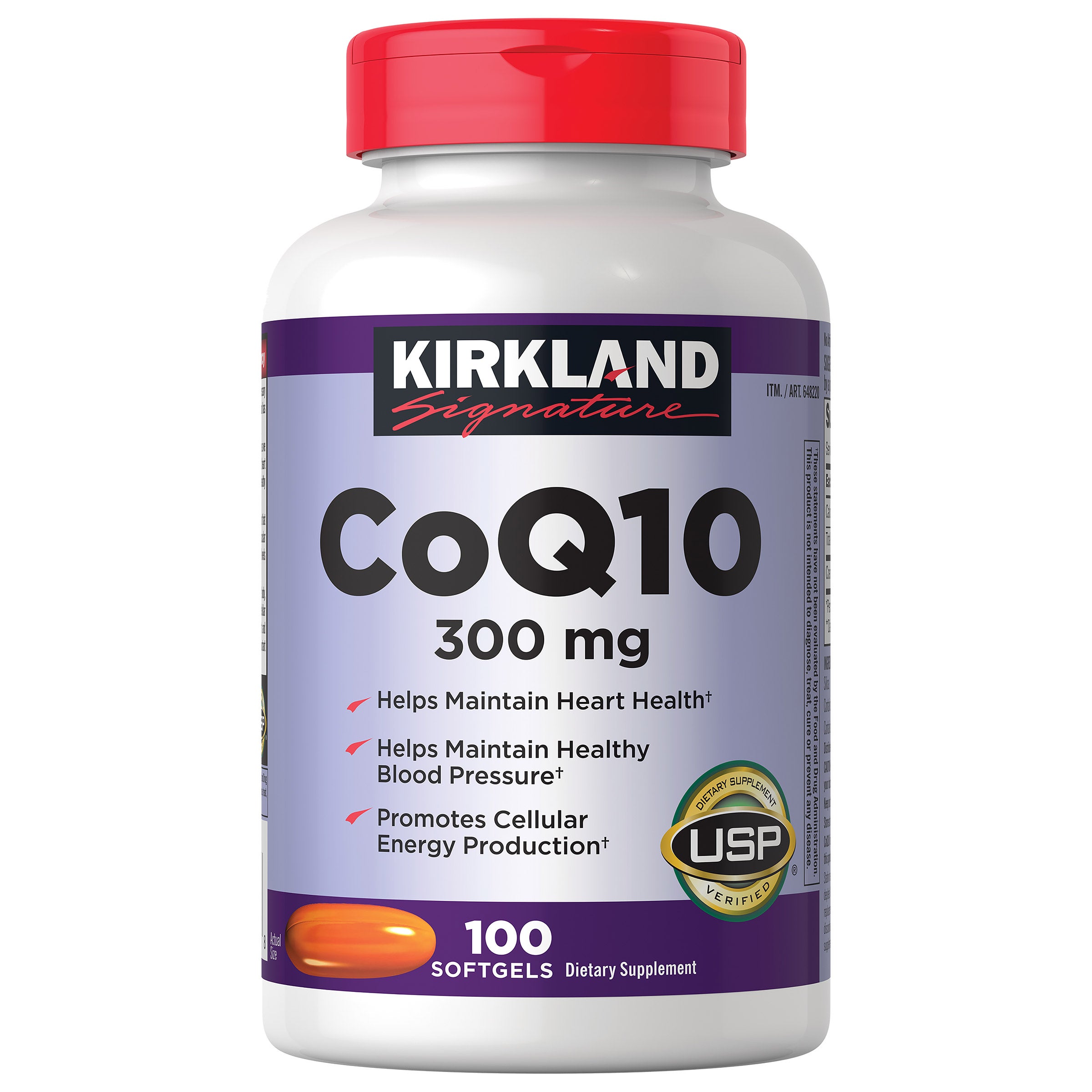 KIRKLAND SIGNATURE COENZYME Q10 300MG 100 SOFTGELS - Image 1
