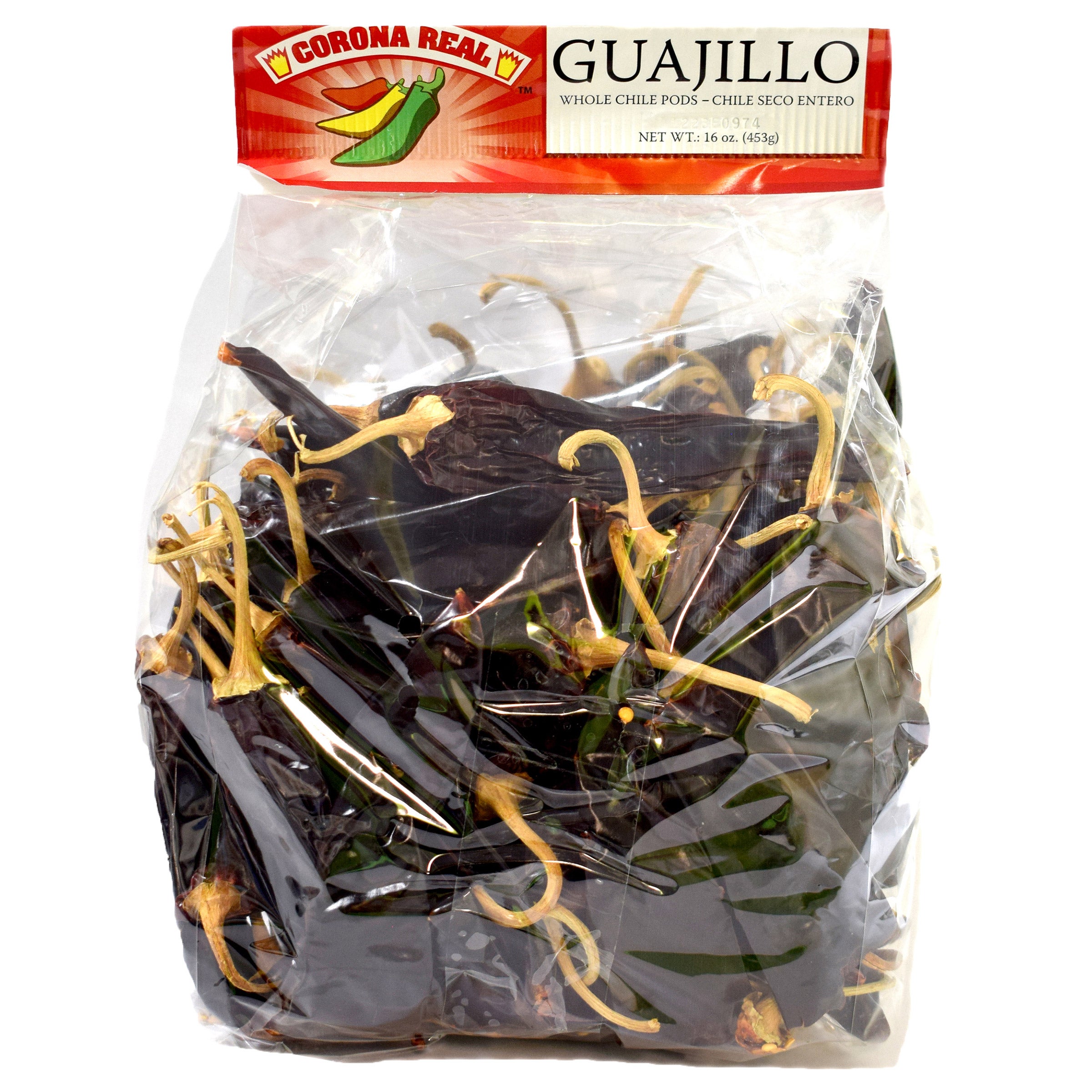 CORONA REAL GUAJILLO CHILE PODS 2 BAGS 16 OUNCES EACH