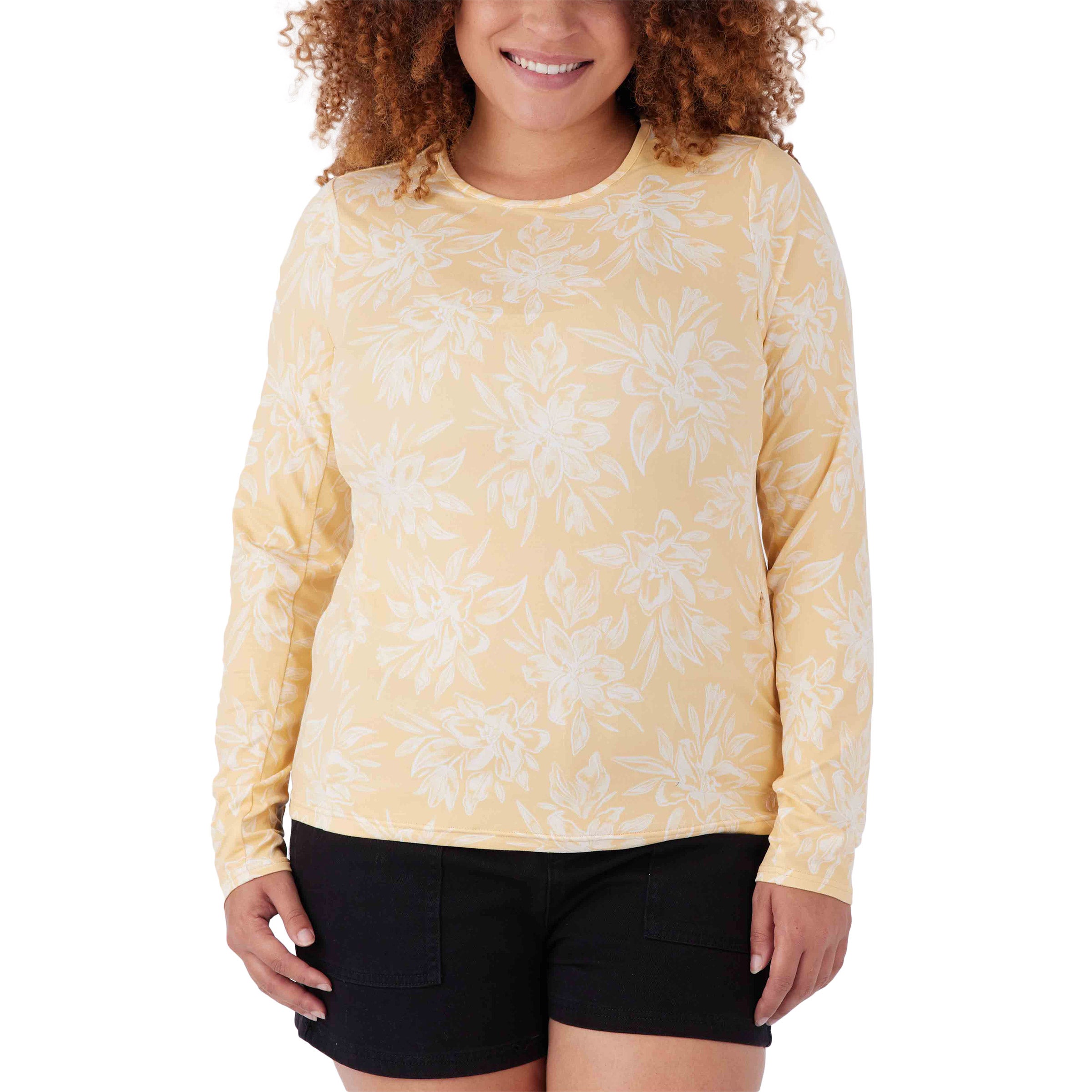 HANG TEN WOMEN'S SUN TEE UPF 50 - Image 1