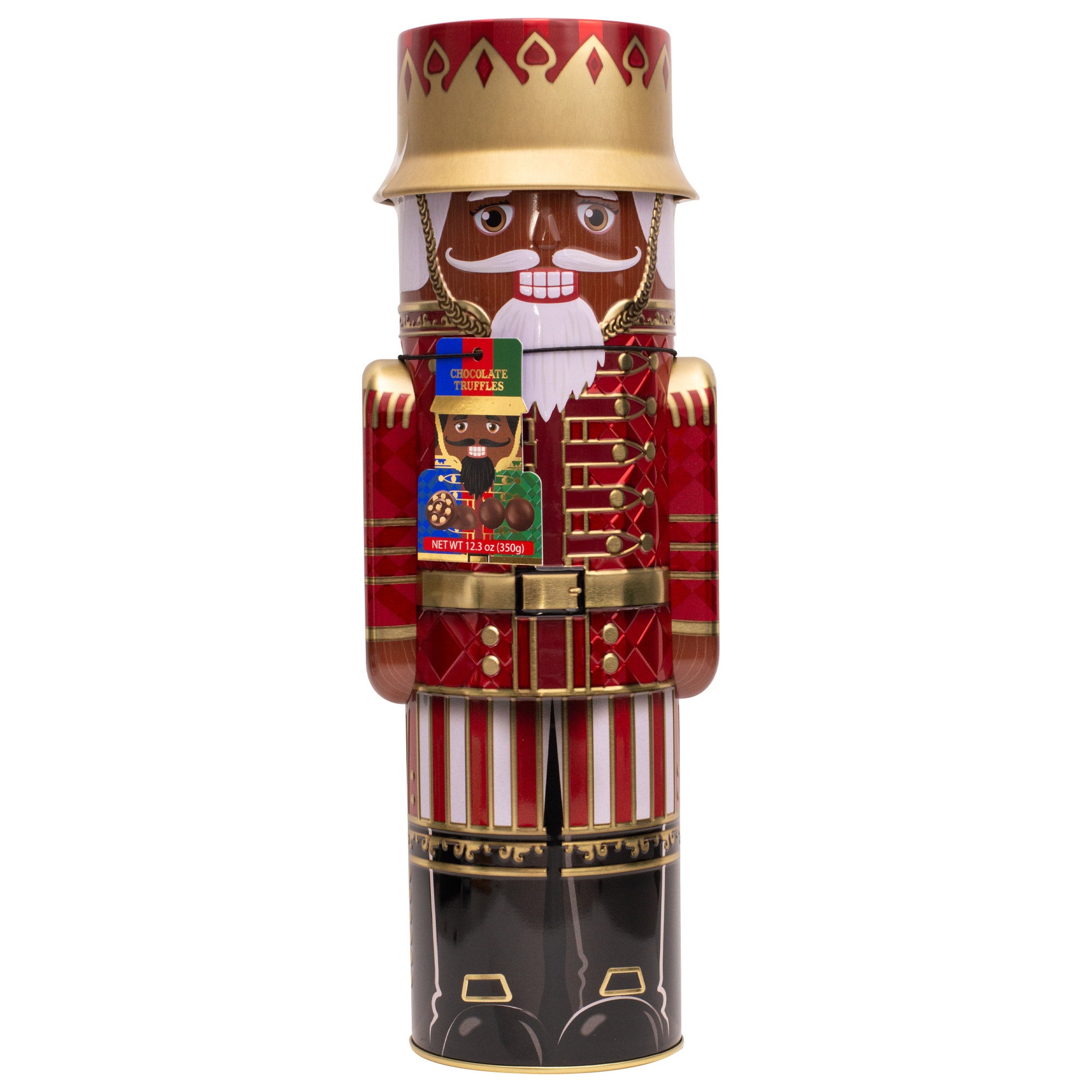 CHARACTER TIN SILVERCRANE NUTCRACKER 12.3 OZ - Image 1