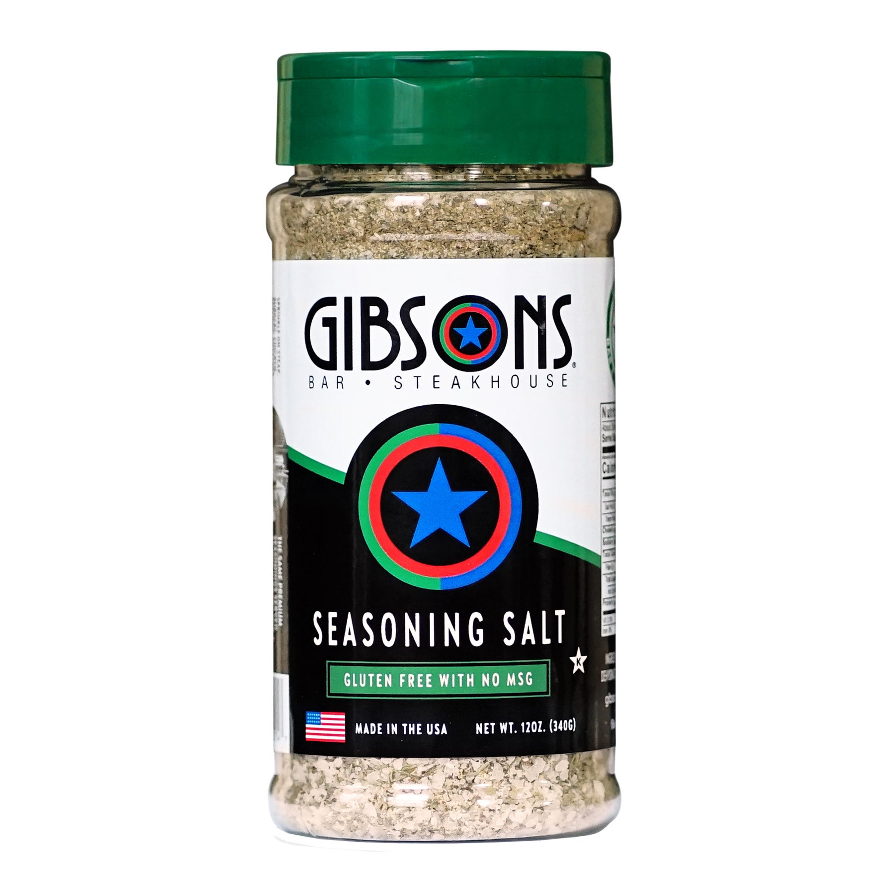 GIBSONS SEASONING SALT 12 OUNCE CONTAINER - Image 1